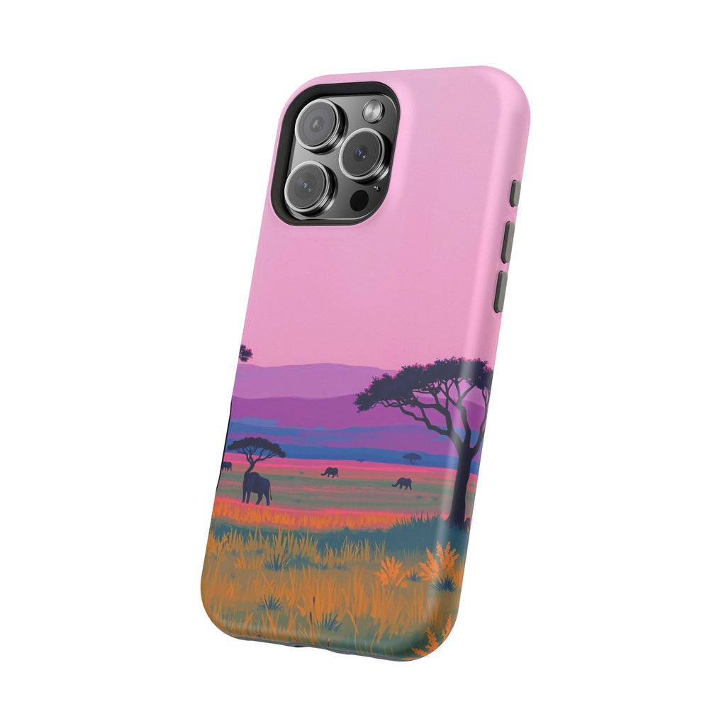 iPhone Savanna Horizon Electric Art Slim Everyday Designer Case · iPhone Case