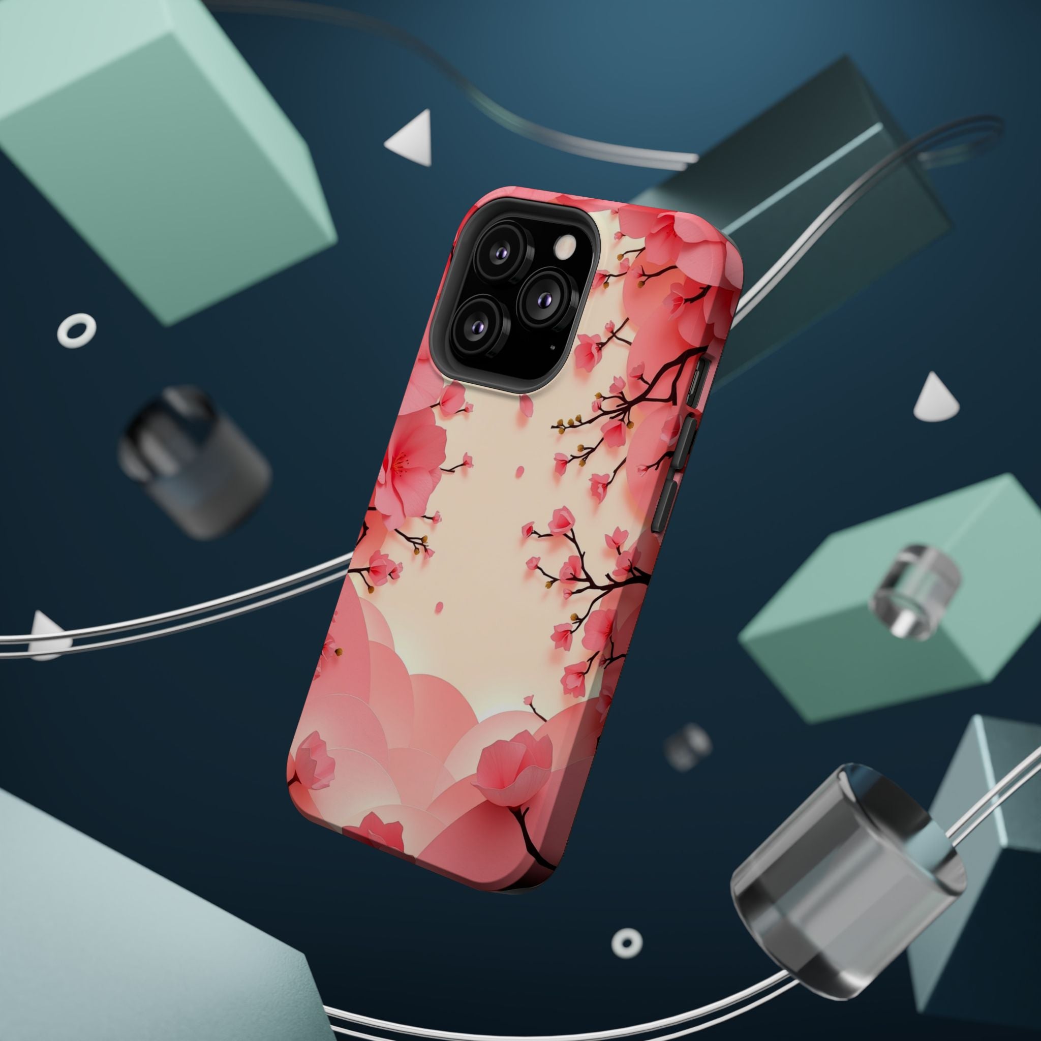 iPhone Petal Storm Electric Art 12 Bold Modern Everyday Snap Case · iPhone Case