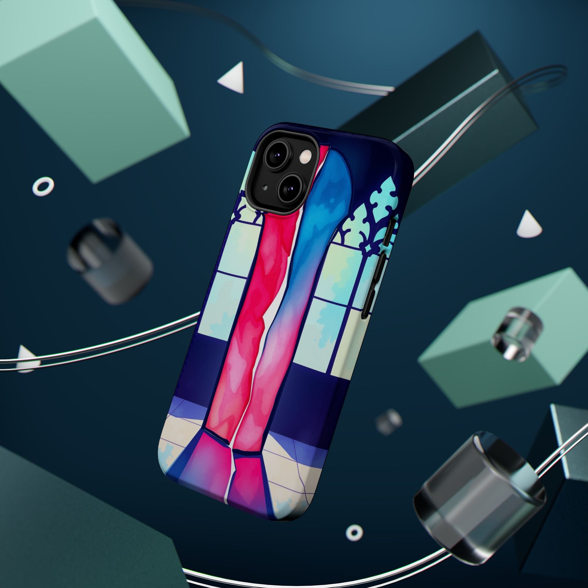 iPhone Stained Glass Break Electric Art Slim Everyday iPhone Designer · iPhone C