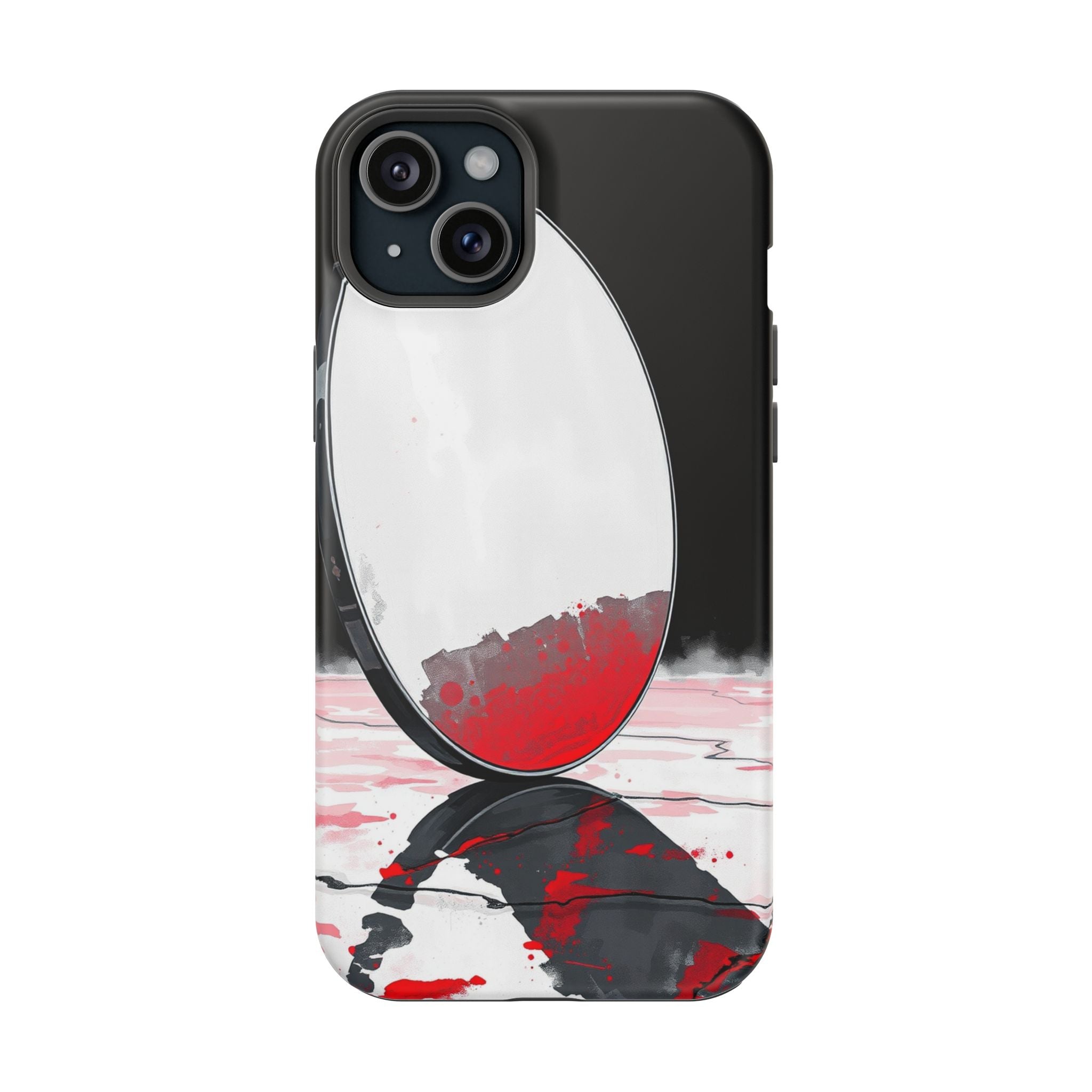 iPhone Earthy Salt Flat Mirror Design Slim Everyday Designer Case · iPhone Case