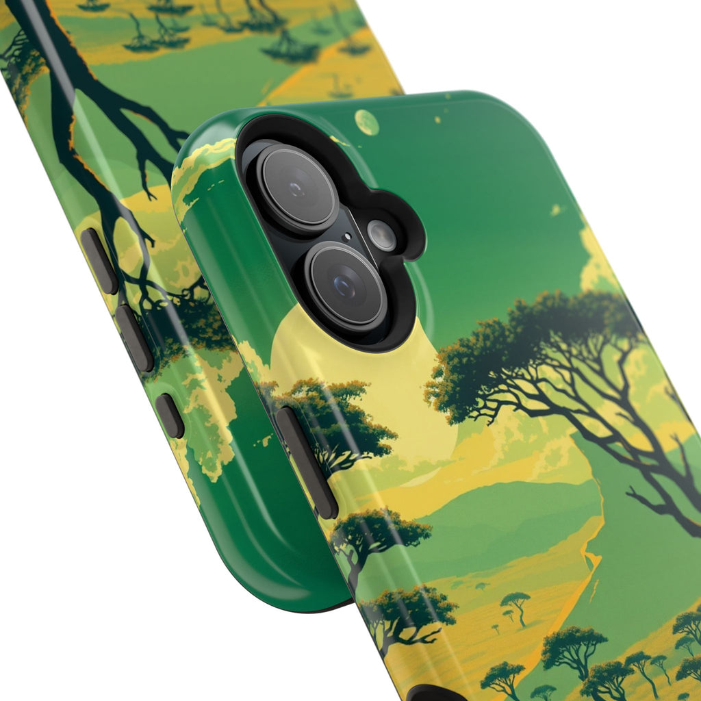 iPhone Savanna Horizon Pixel Art -Bit Slim Everyday Designer Case · iPhone Case