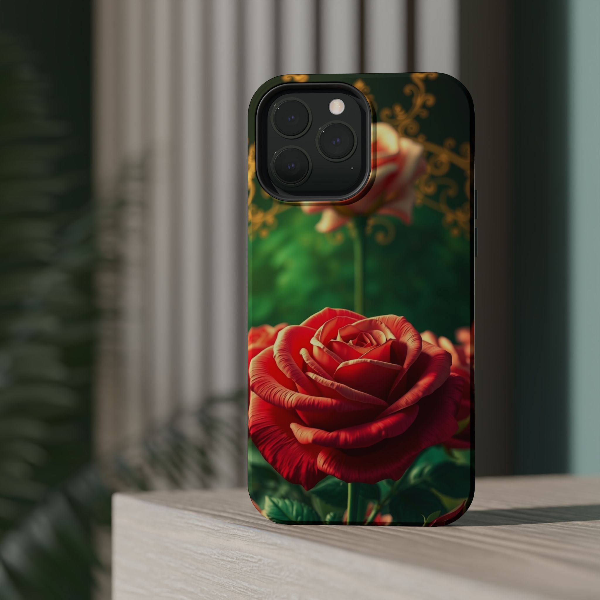 iPhone Rose Garden Enchanted Art Bold Modern Everyday Snap Case · iPhone Case
