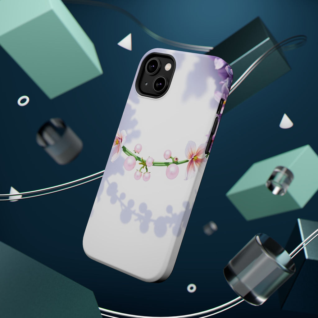 iPhone Vibrant Floral Crown Design Clean Minimal Snap Cas Slim Snap Case · iPhon