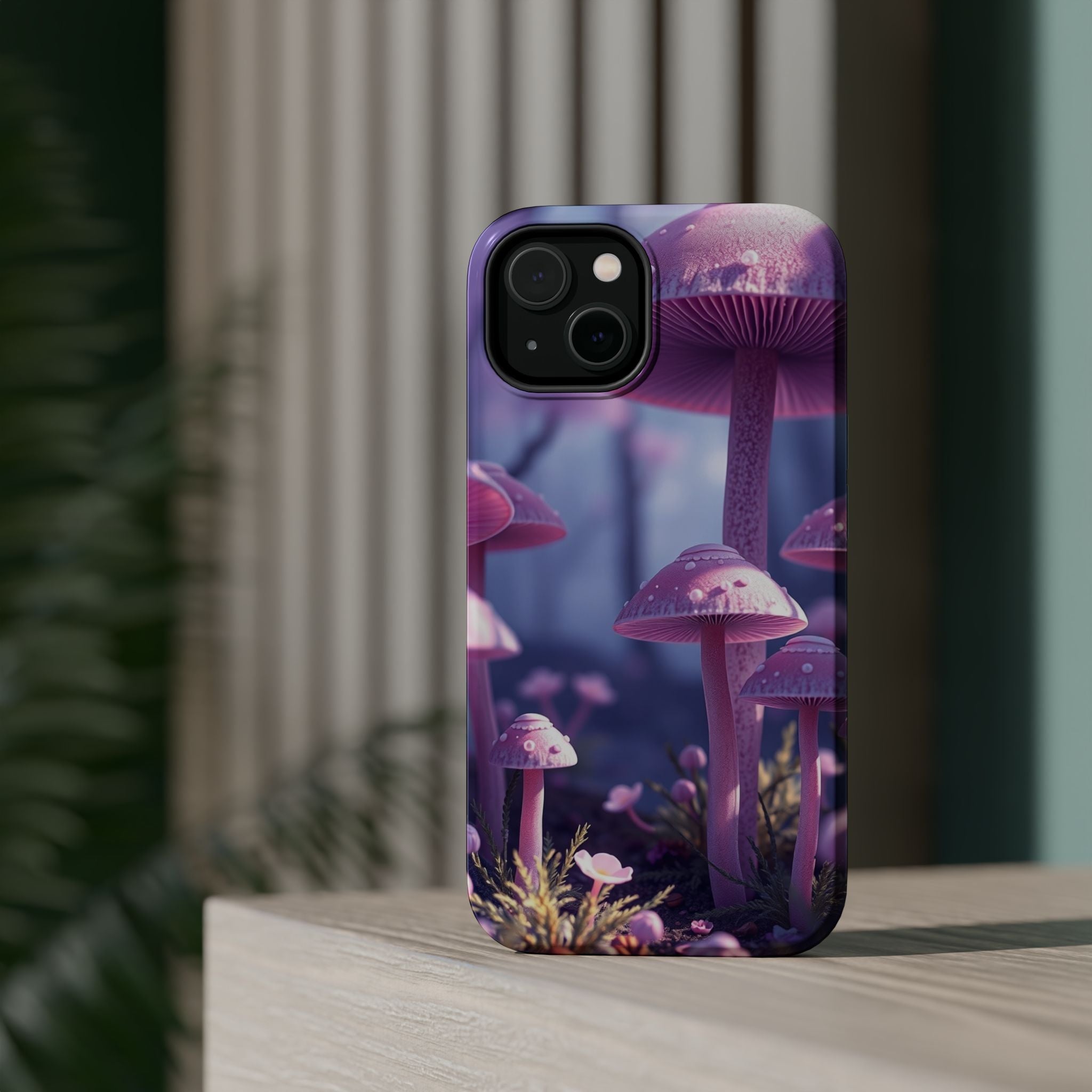 iPhone Mushroom Forest Dreamy Ethereal Slim Everyday Designer Case · iPhone Case
