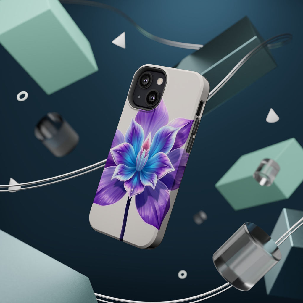 iPhone Dreamy Neon Floral Design 10 Slim Everyday Designer Case · iPhone Case