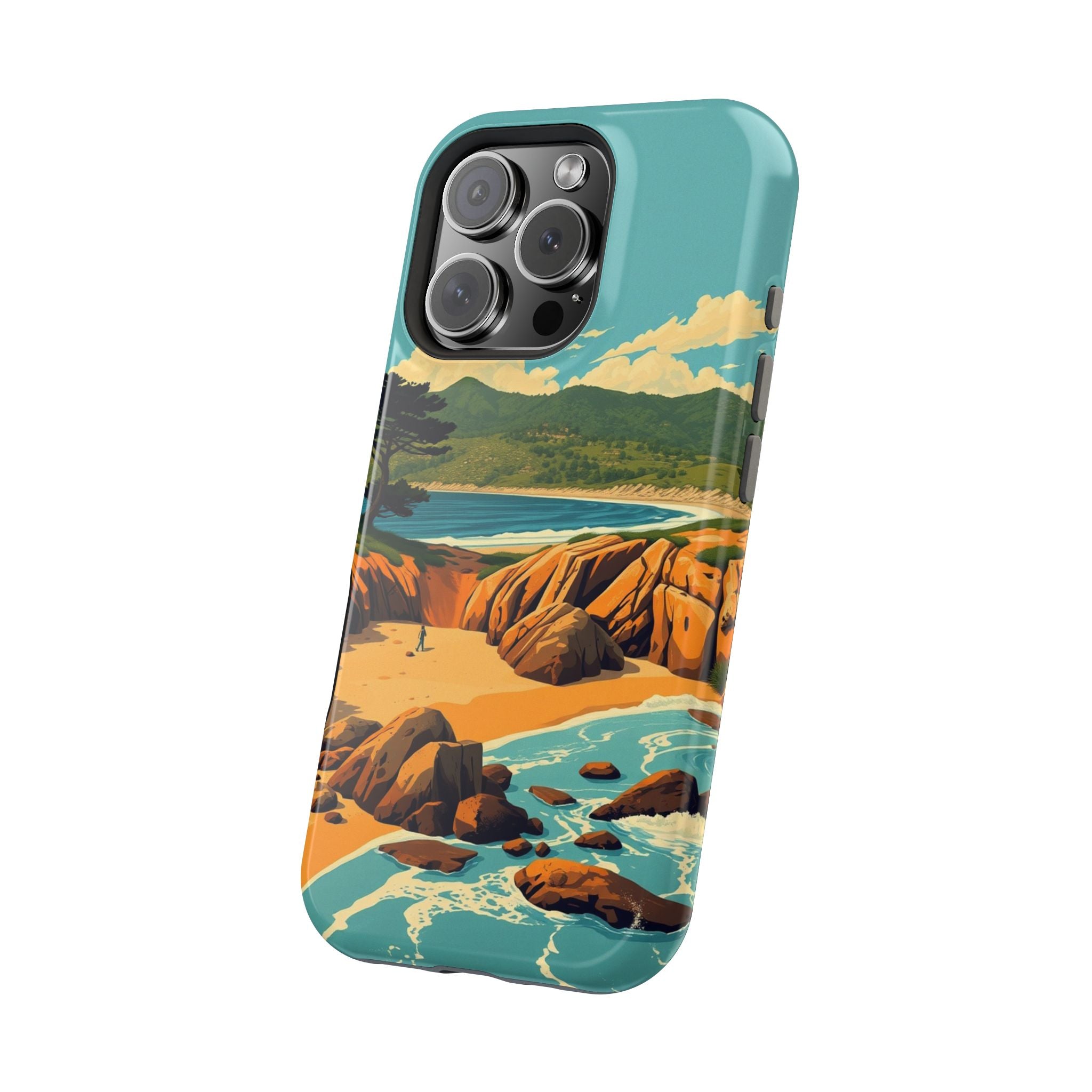iPhone Pebble Beach Vintage Retro Poster Slim Everyday iPhone Designer · iPhone