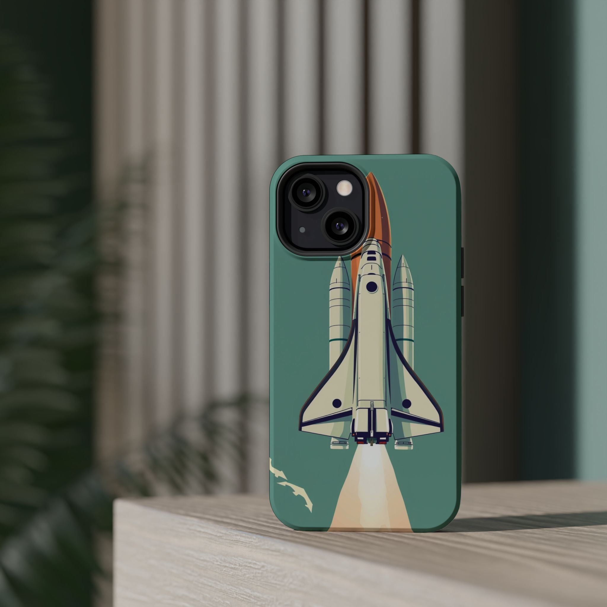 iPhone Retro Space Shuttle Cinematic Art Slim Everyday Designer Case · iPhone Ca