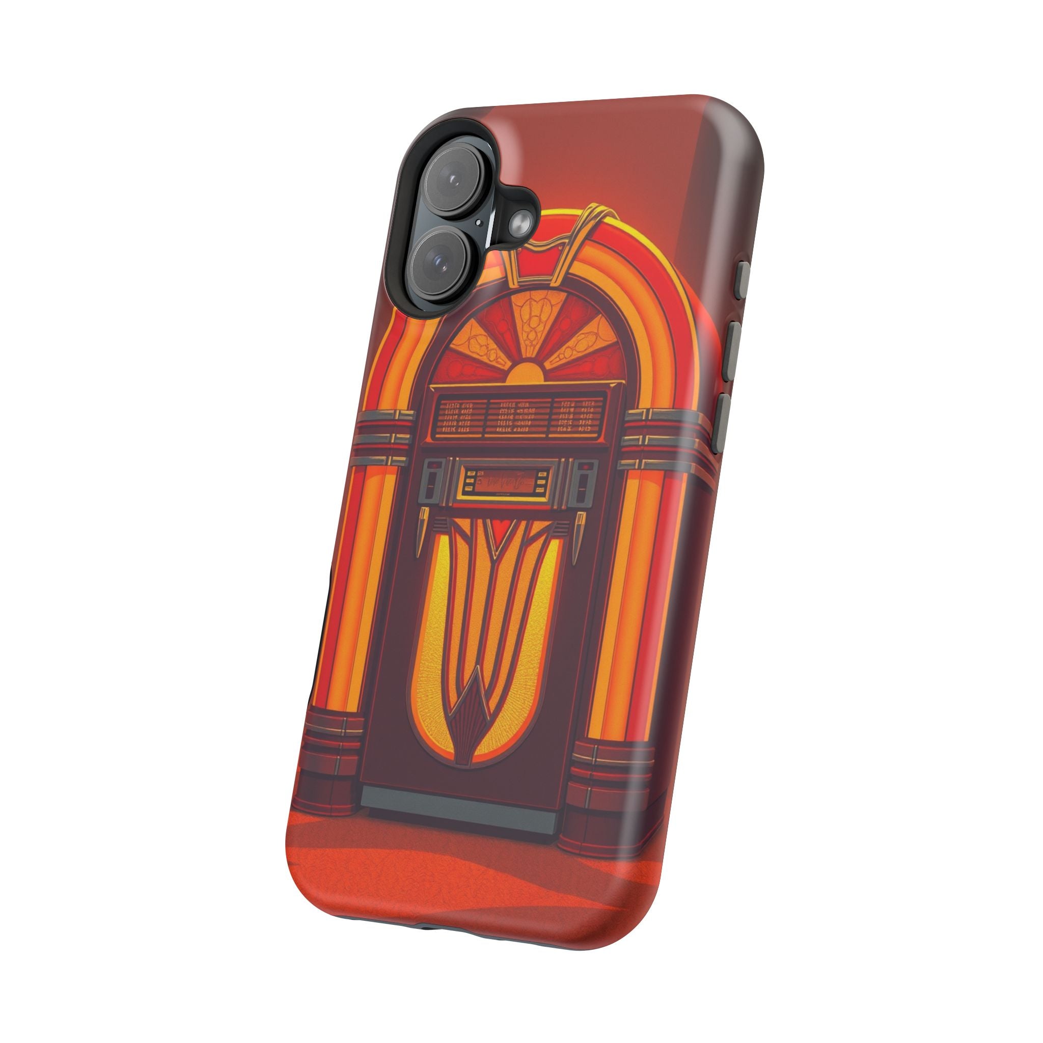 iPhone Jukebox Glow Pop Art Bold Bold Modern Everyday Snap Case · iPhone Case
