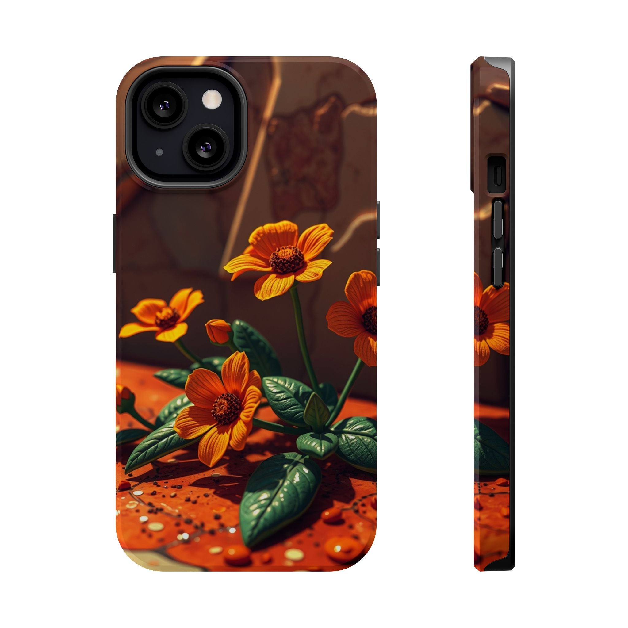 iPhone Floral Terrazzo Bold Art Slim Everyday Designer Case · iPhone Case