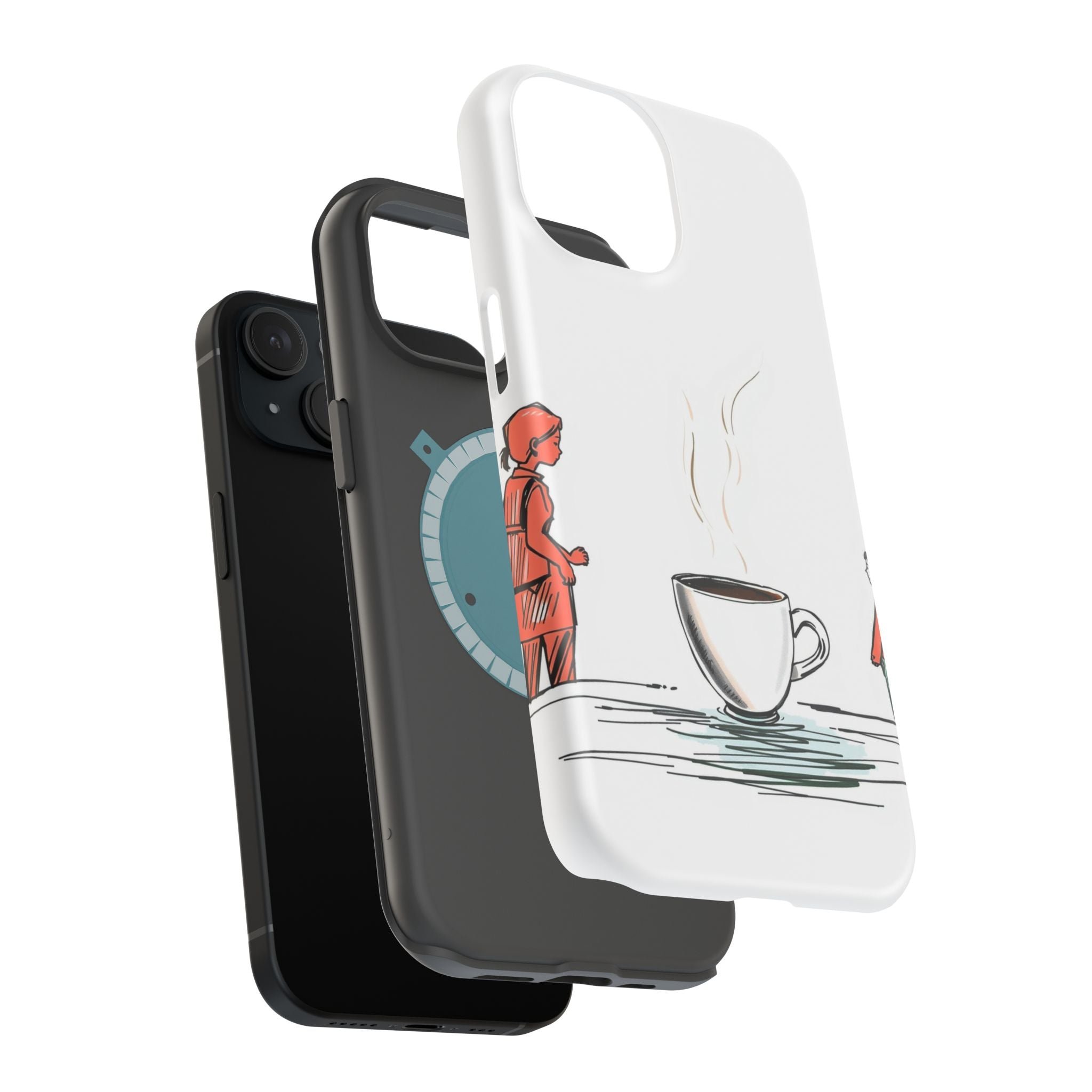 iPhone Coffee Before People Mystic Art Slim Everyday Designer Case · iPhone Case
