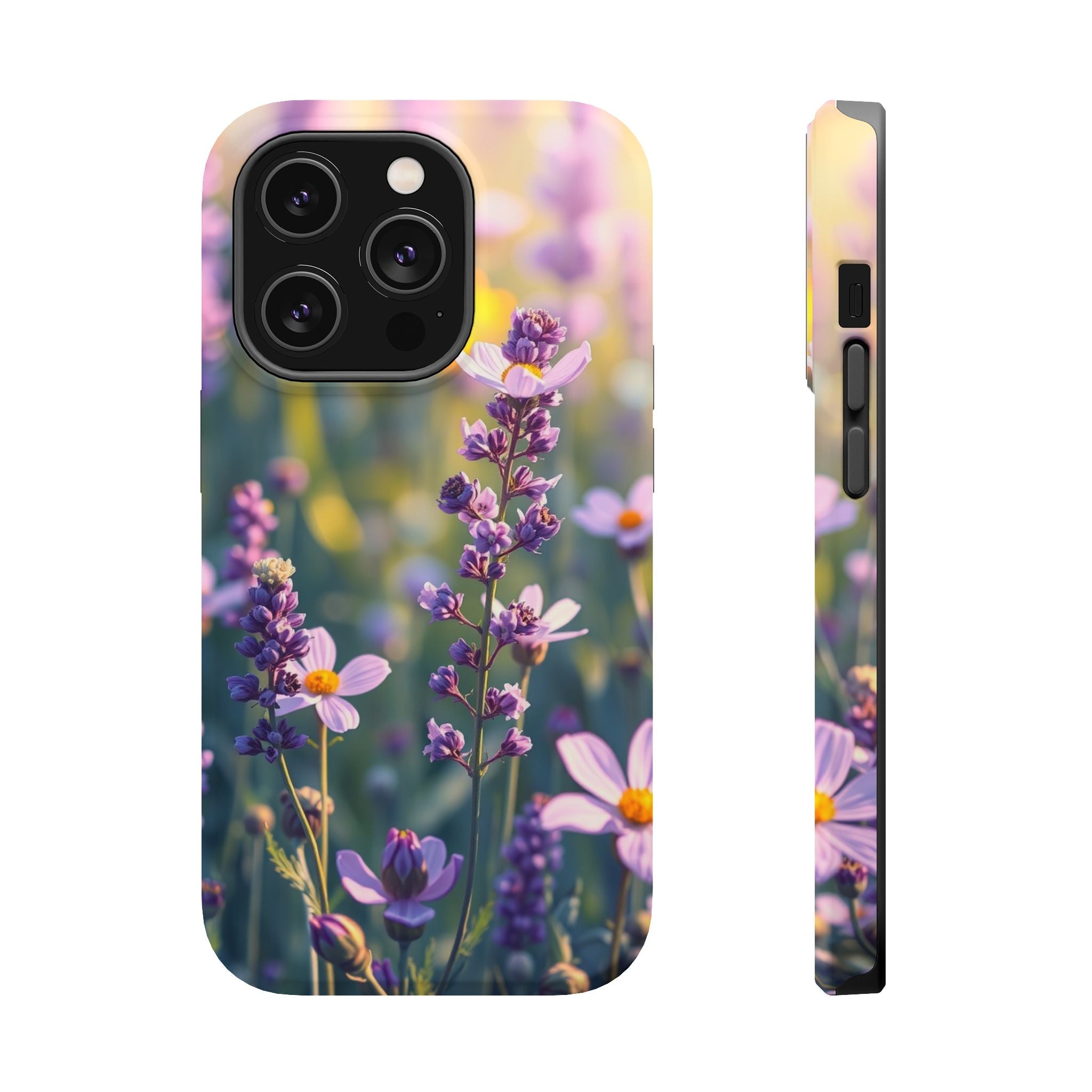 iPhone Lavender And Pearl Wildflower Field Slim iPhone Everyday · iPhone Case