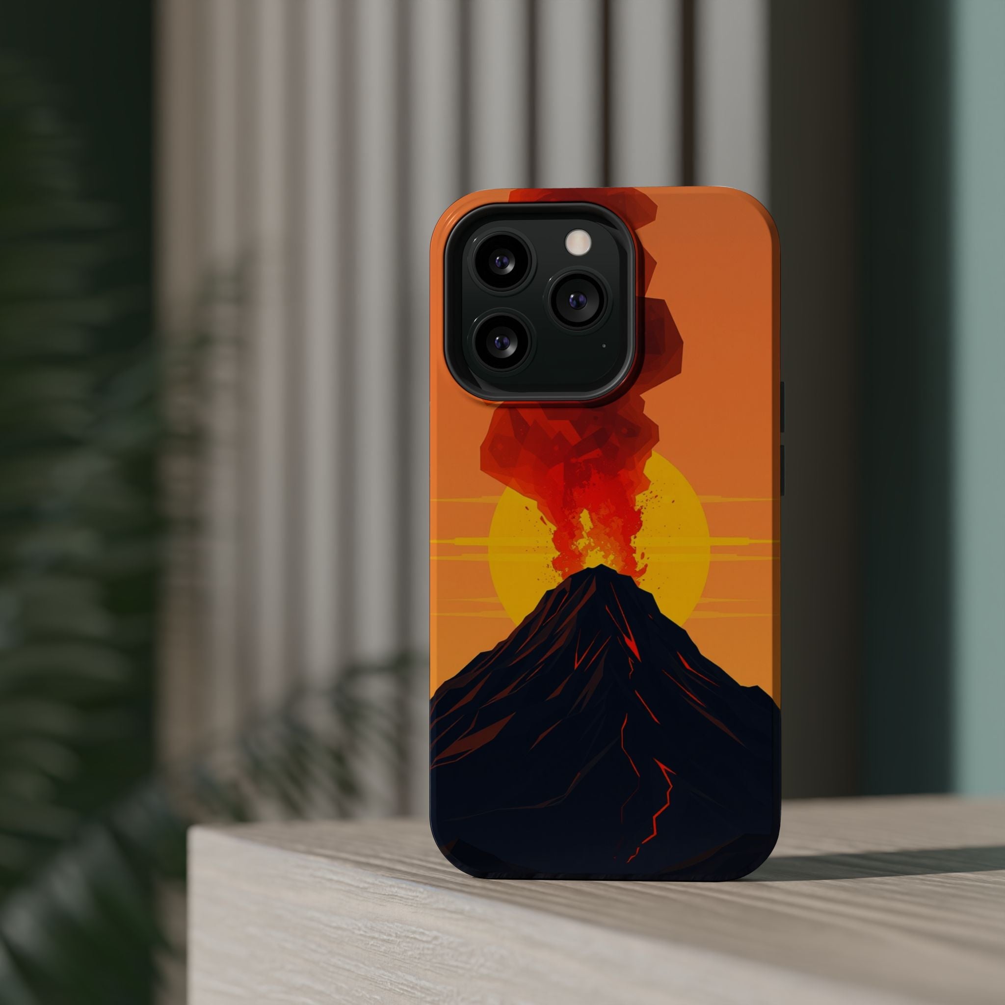 iPhone Vibrant Volcanic Eruption Design Slim Everyday iPhone Designer · iPhone C