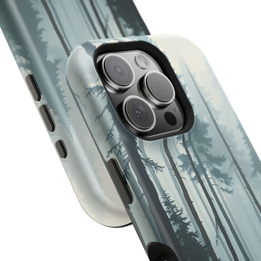 iPhone Serene Misty Forest Path Design Slim Everyday Designer Case · iPhone Case