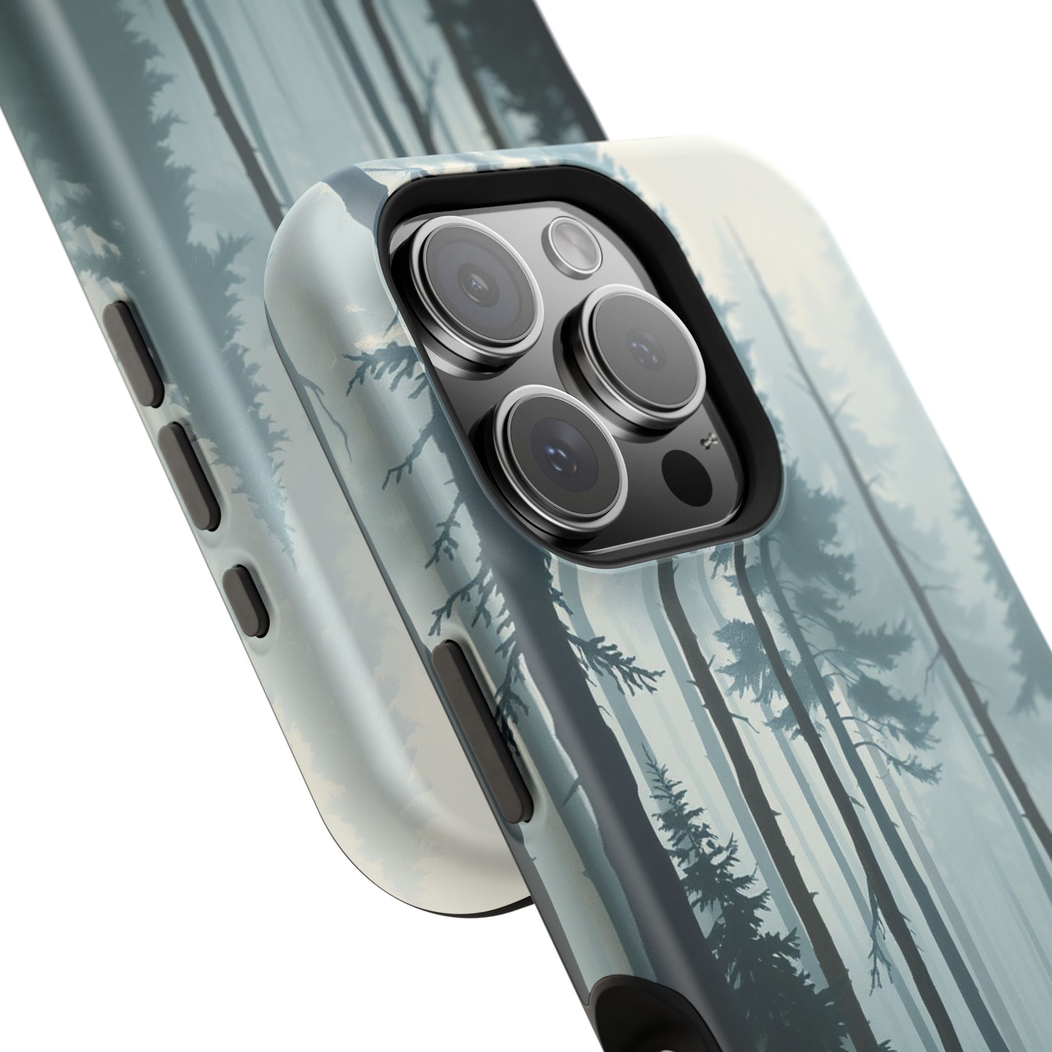 iPhone Serene Misty Forest Path Design Slim Everyday Designer Case · iPhone Case