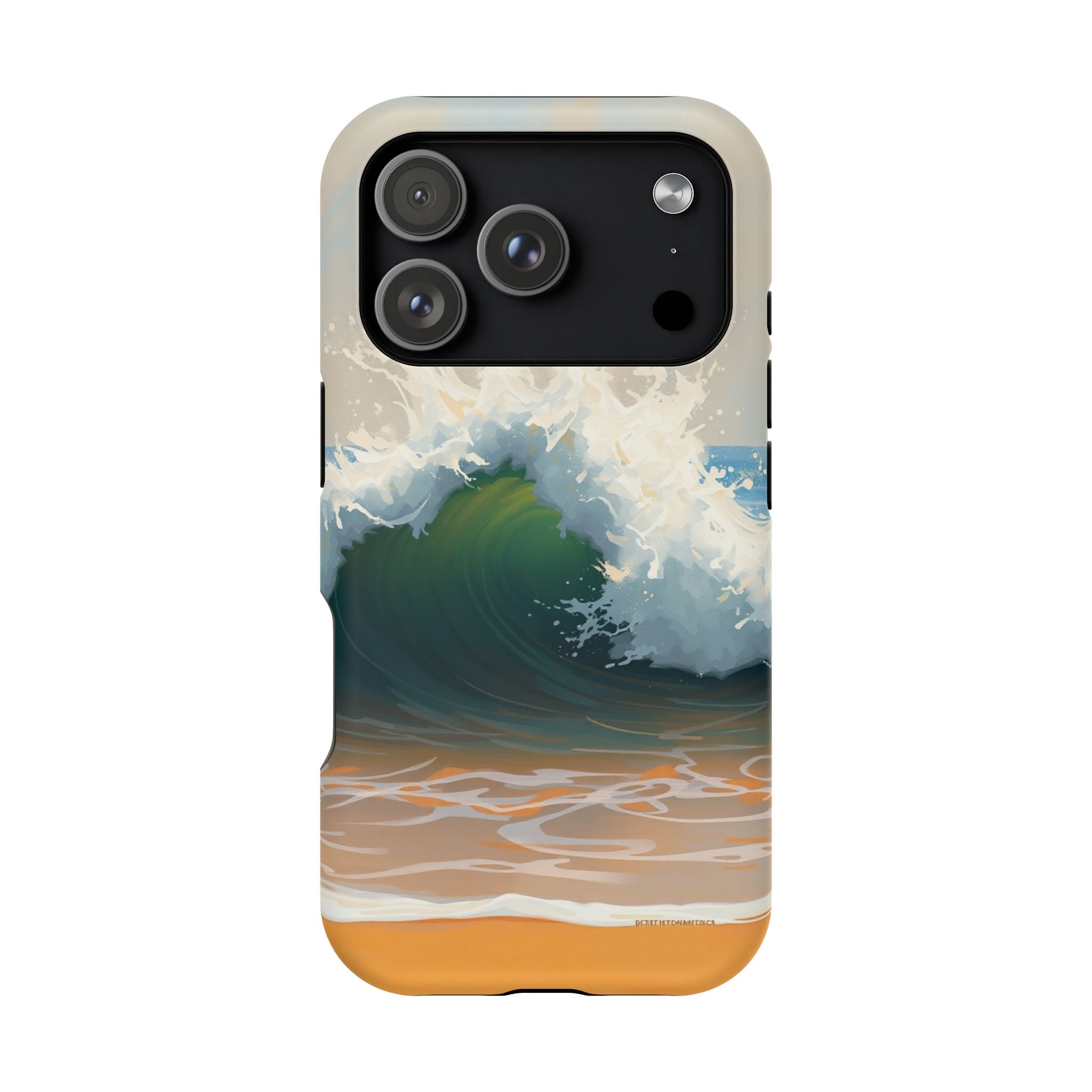 iPhone Radiant Ocean Wave Crash Design Slim Everyday Designer Case · iPhone Case