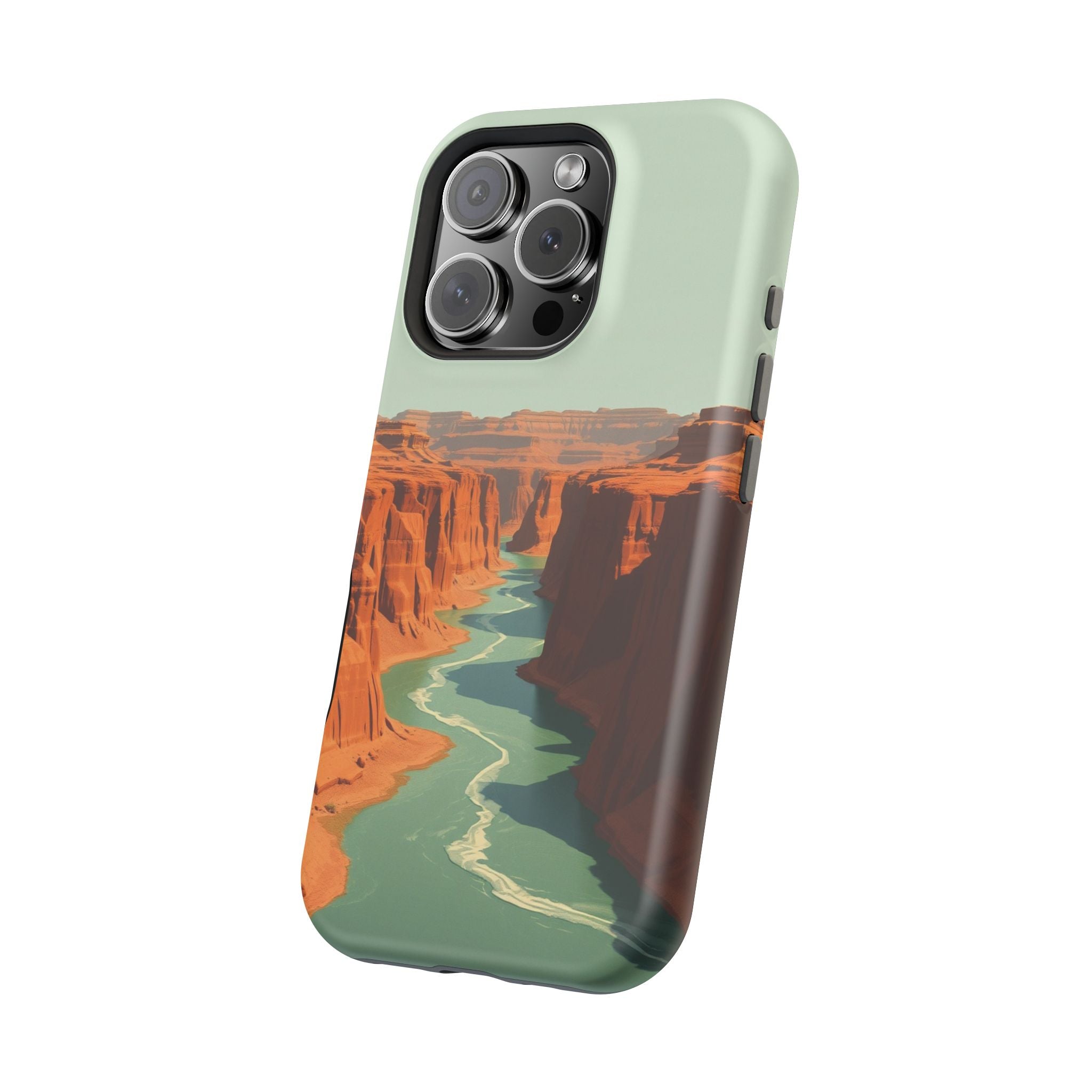 iPhone Burnt Orange And Sand River Canyon Slim iPhone Everyday Designer · iPhone