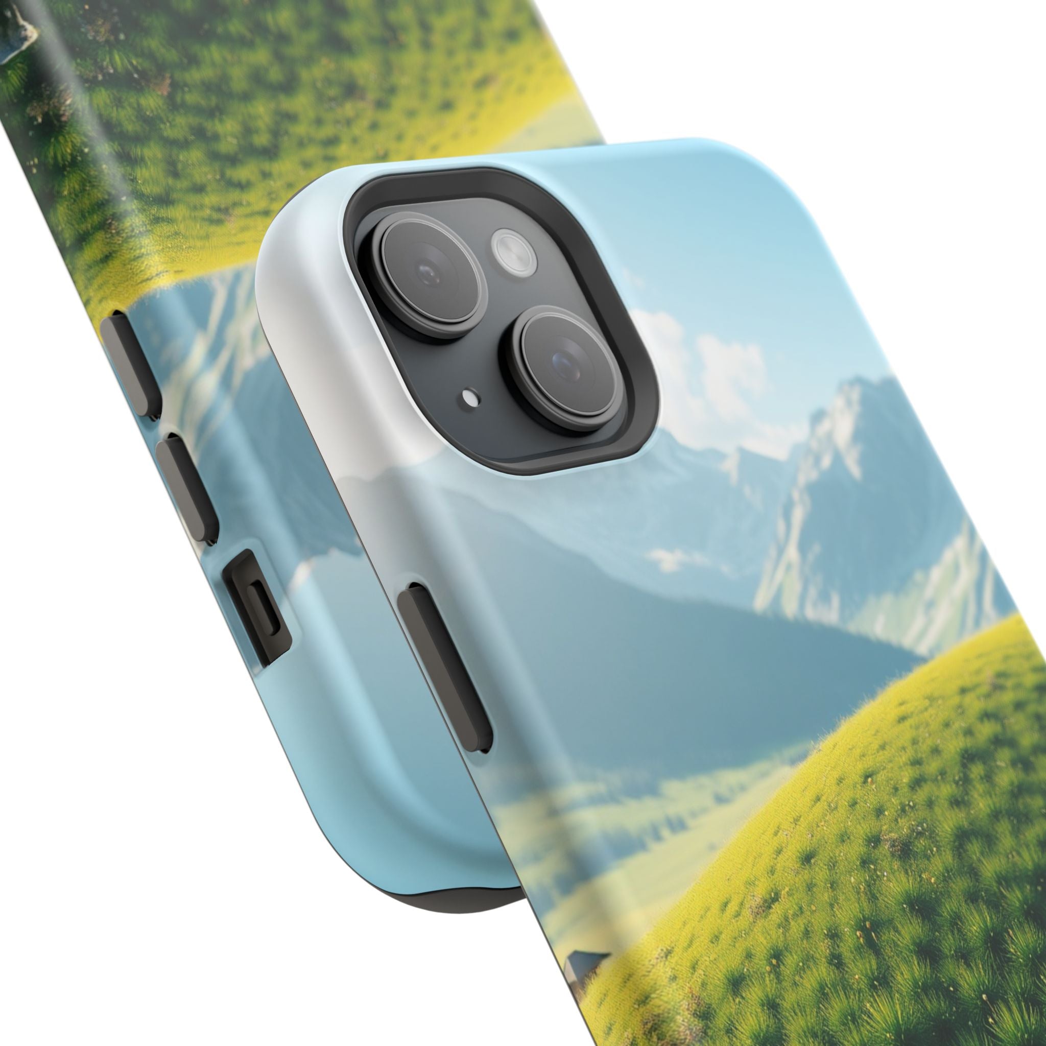 iPhone Vibrant Alpine Meadow Design Slim Everyday Designer Case · iPhone Case