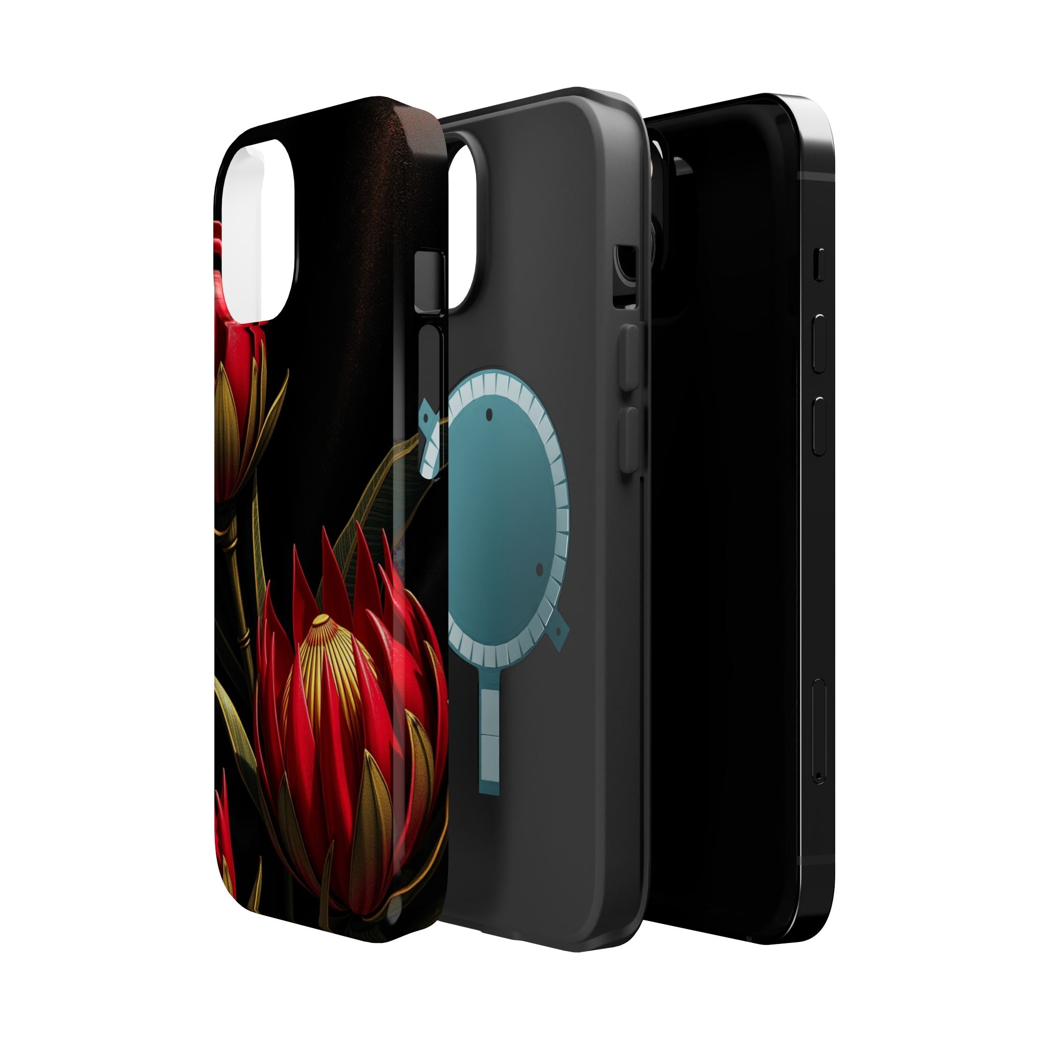 iPhone Protea Bold Gold Foil Luxury Slim Everyday Designer Case · iPhone Case
