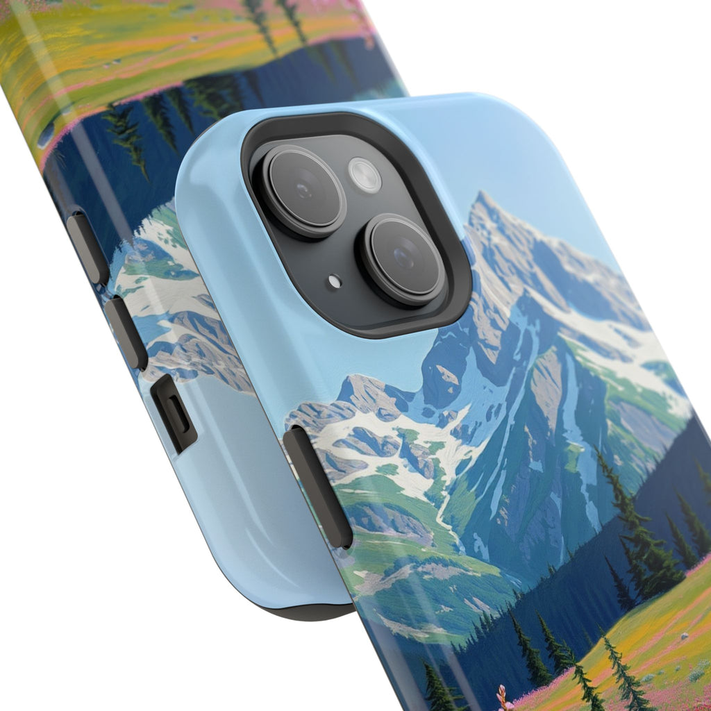 iPhone Earthy Alpine Meadow Design Bold Modern Everyday Snap Case · iPhone Case