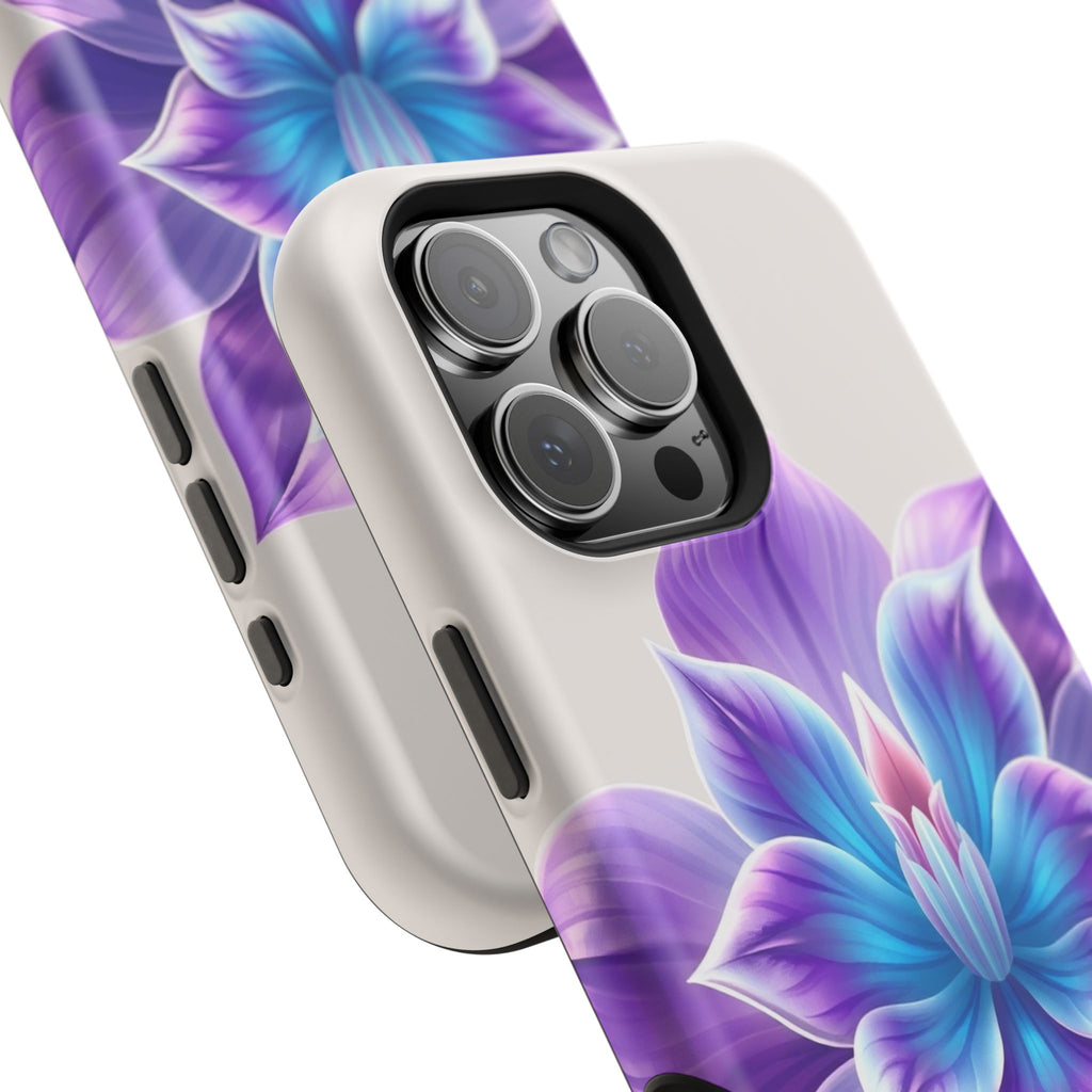 iPhone Dreamy Neon Floral Design 10 Slim Everyday Designer Case · iPhone Case