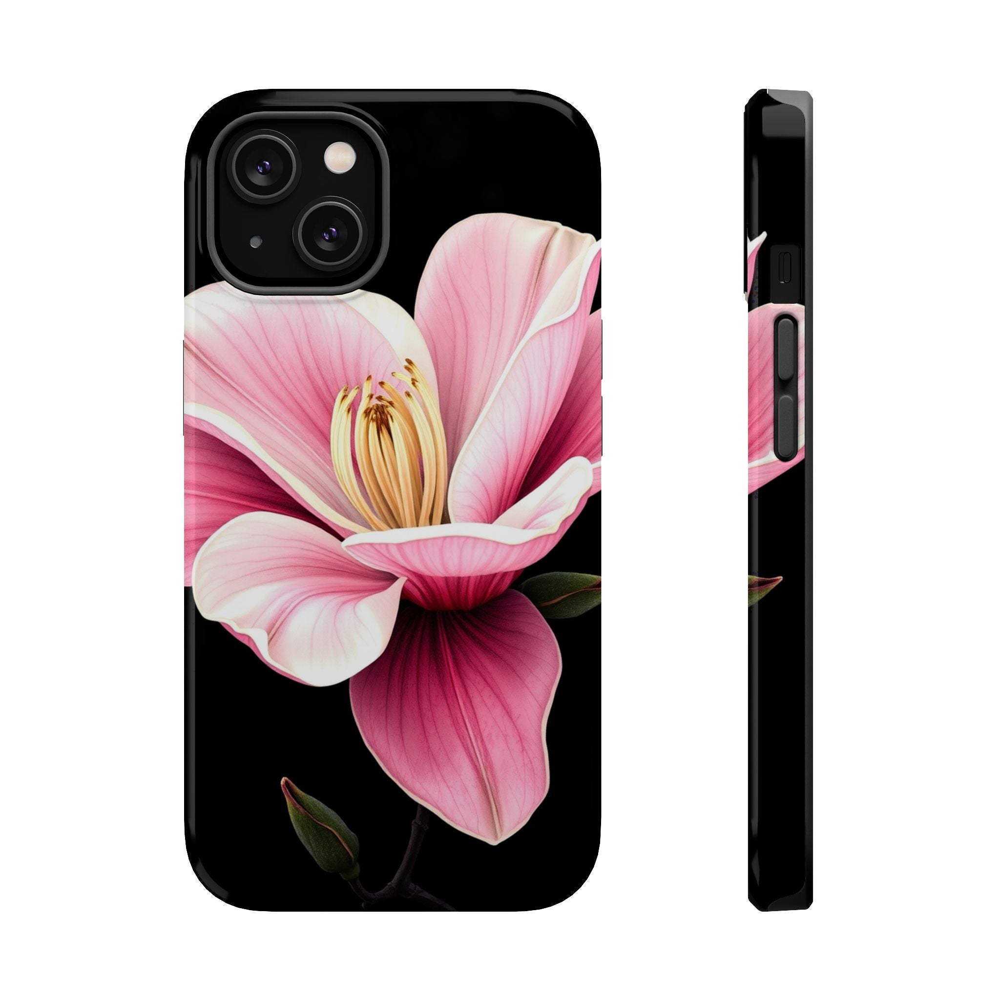 iPhone Magnolia Dream Dark Gothic Ink Slim Everyday Designer Case · iPhone Case