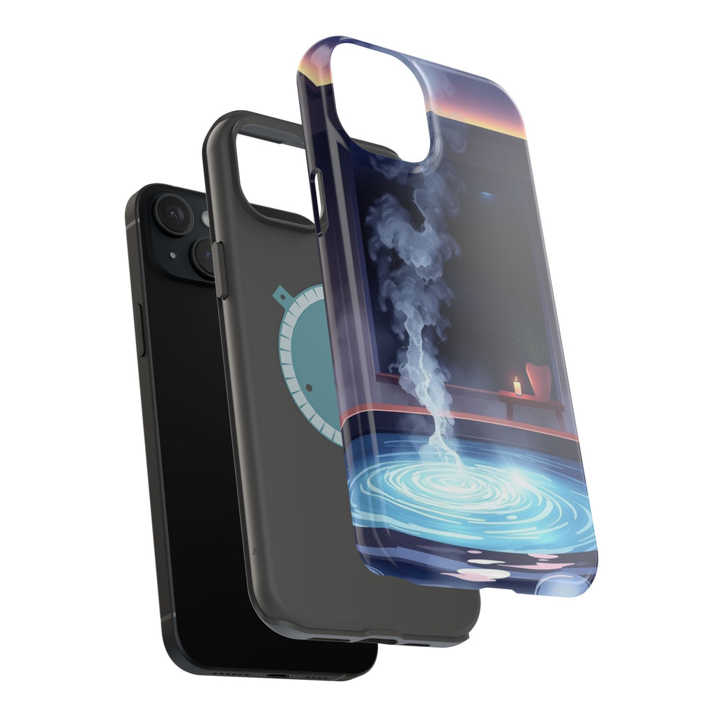 iPhone Hot Spring Steam Enchanted Art Slim Everyday iPhone 18 Designer · iPhone