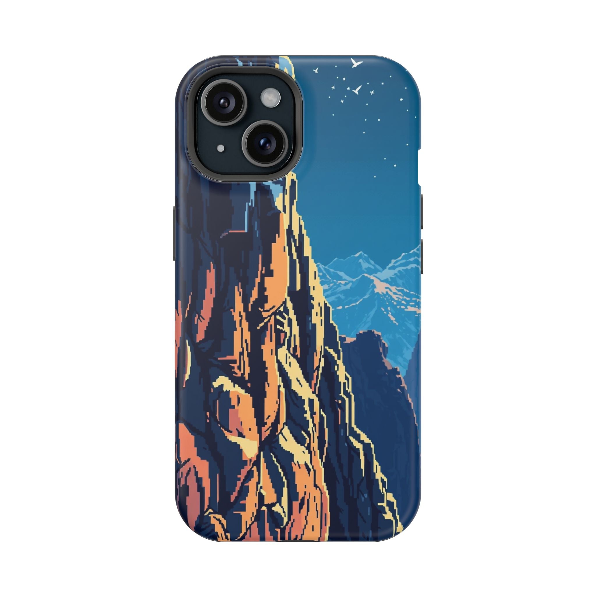 iPhone Midnight Blue And Silver Canyon Wall Slim iPhone Everyday · iPhone Case
