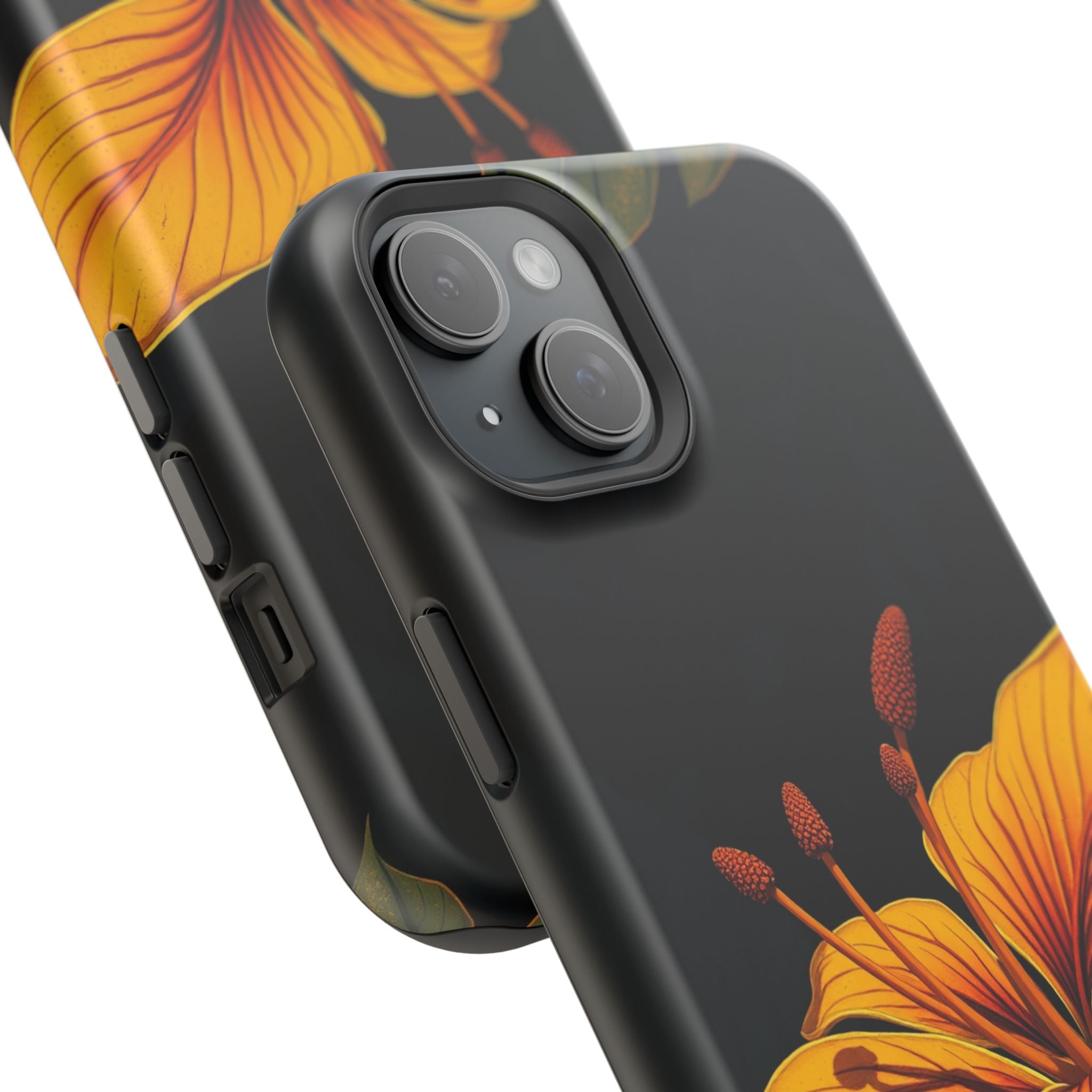 iPhone Earthy Tropical Bloom Design Artistic Everyday Cas Slim Snap Case · iPhon