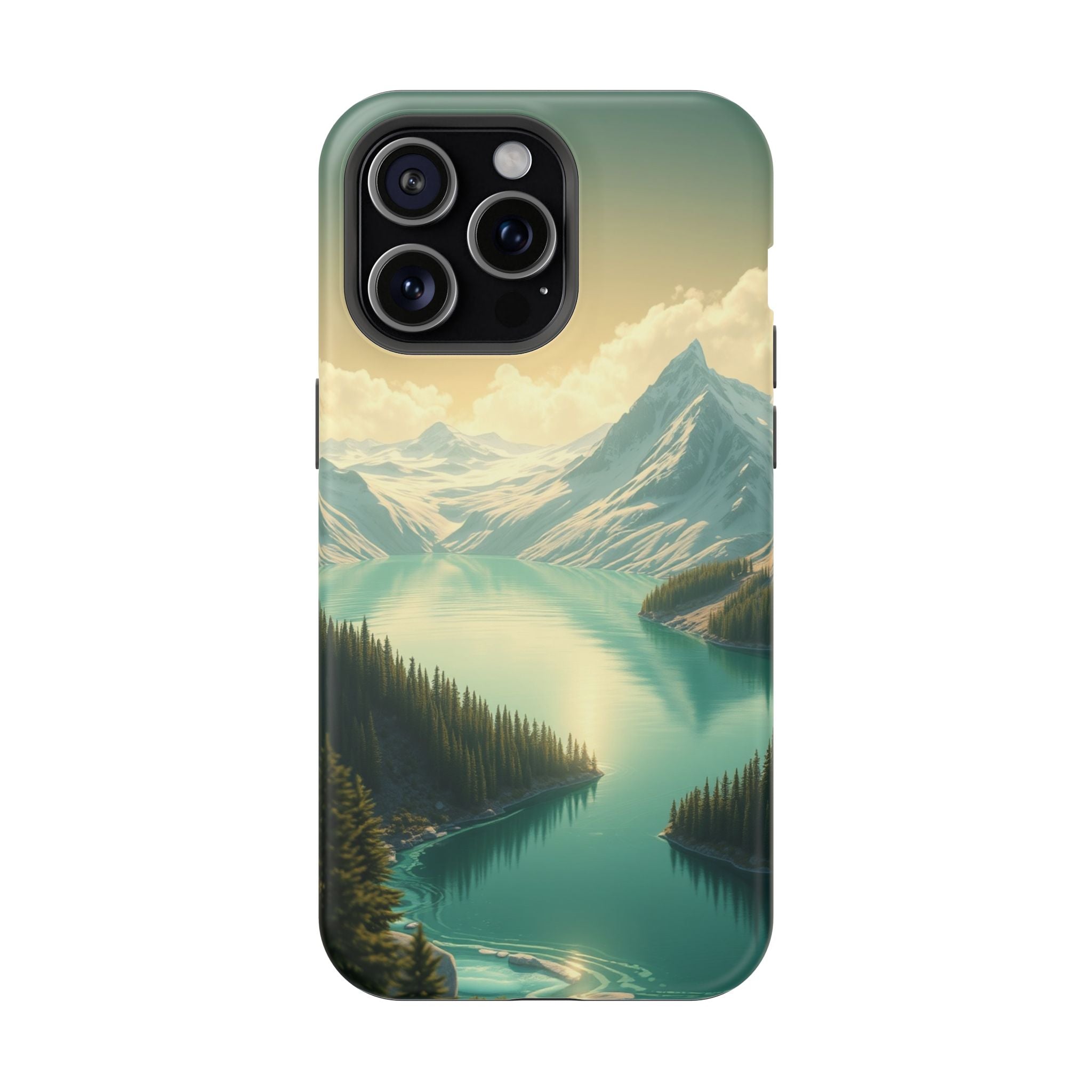 iPhone Glacier Lake Bold Art Slim Everyday Designer Case · iPhone Case