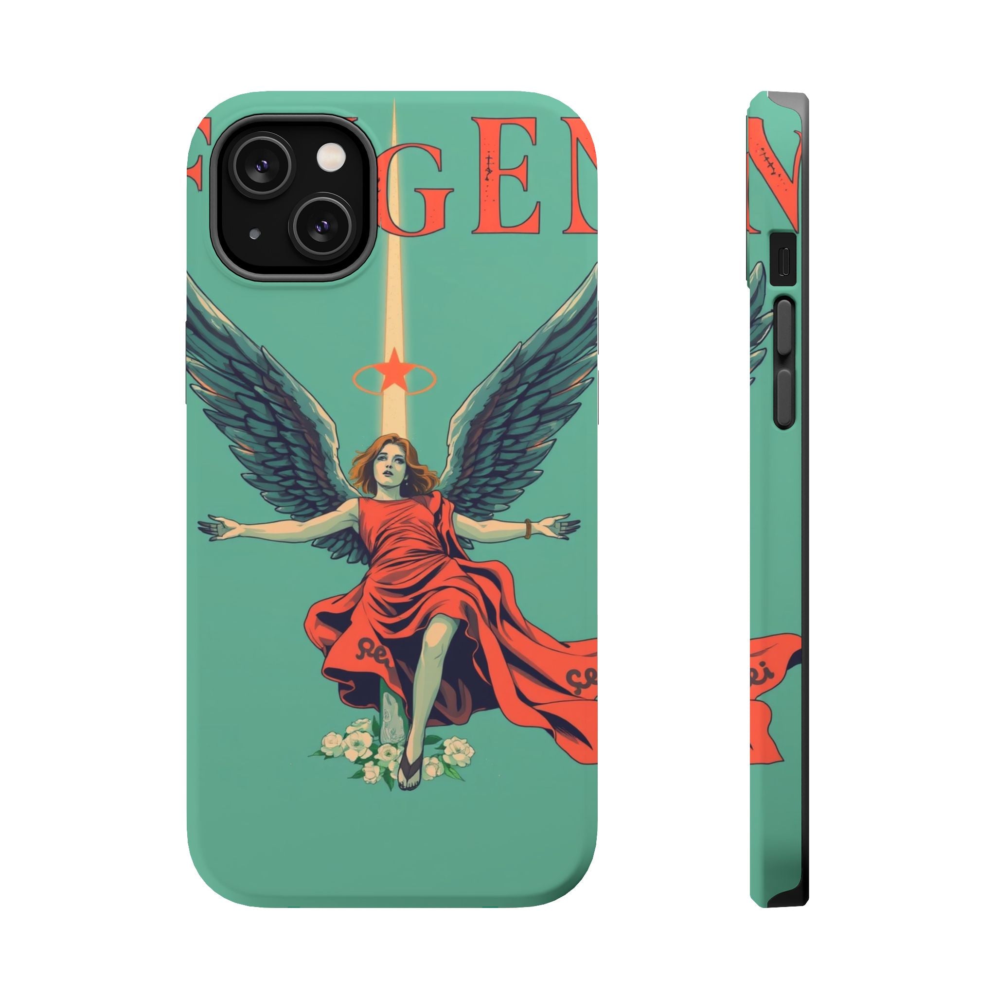 iPhone Radiant Fallen Angel Design Bold Modern Everyday Snap Case · iPhone Case