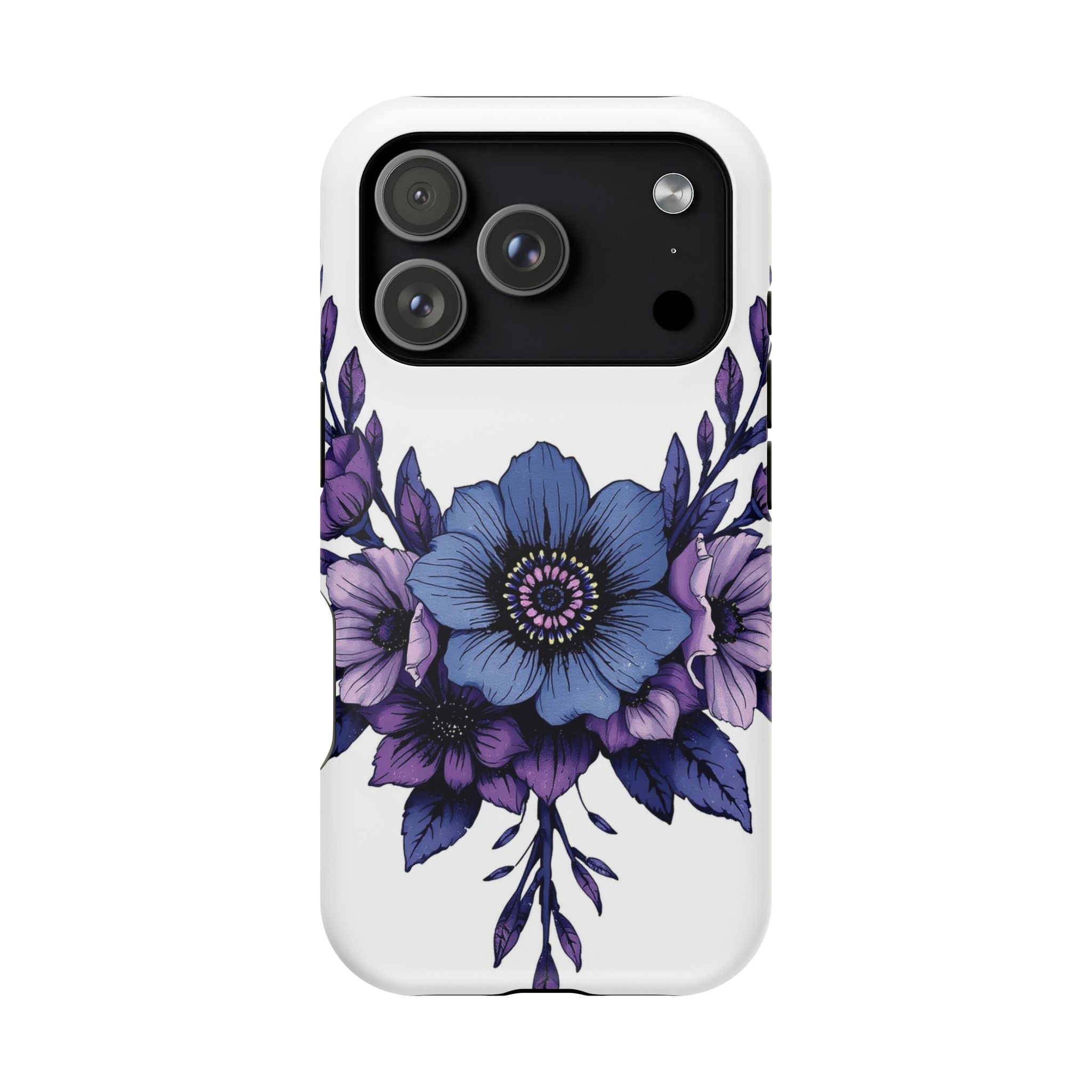 iPhone Floral Crown Grunge Distressed Slim Everyday Designer Case · iPhone Case