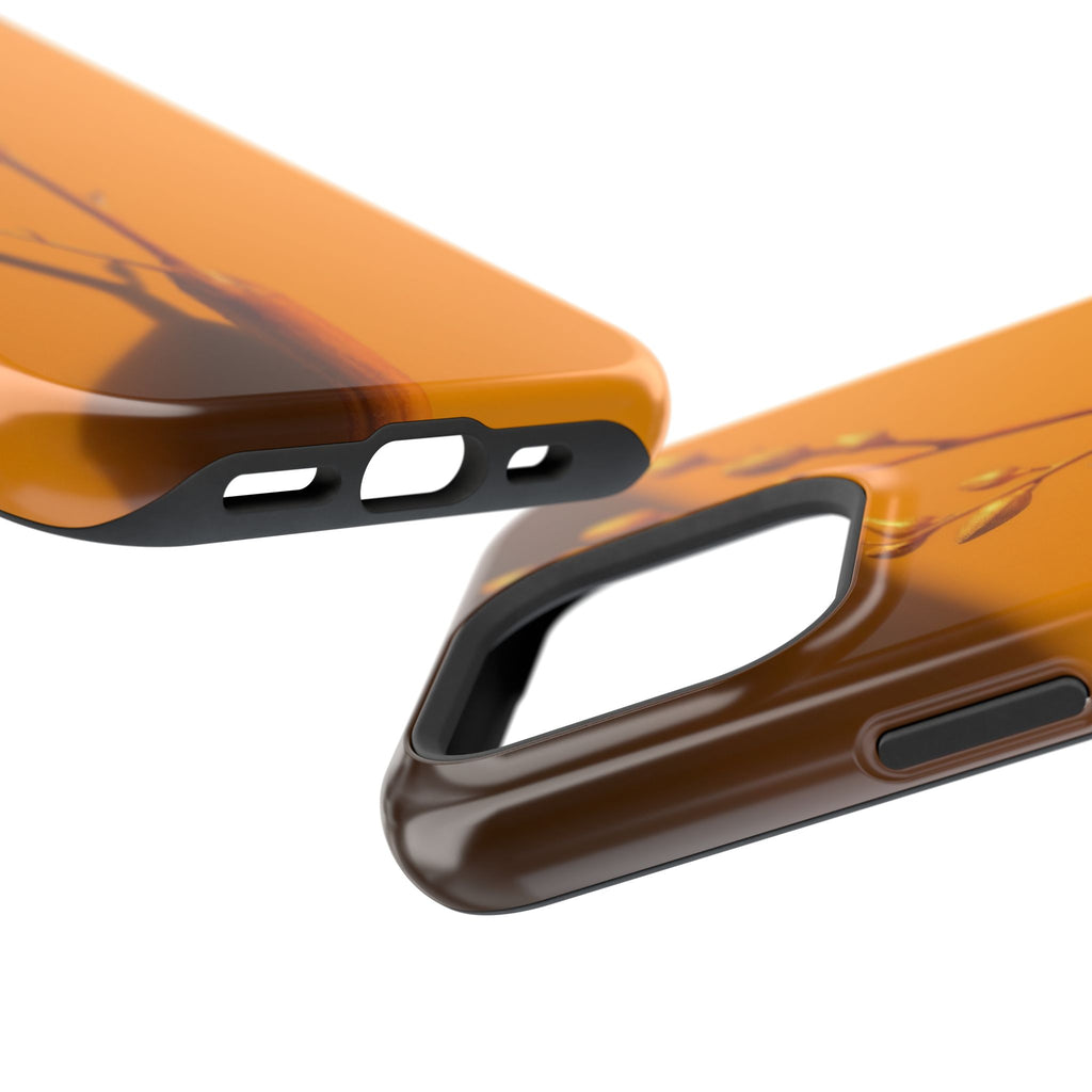 iPhone Mustard And Rust Minimalist Stem Slim Everyday iPhone Designer · iPhone C