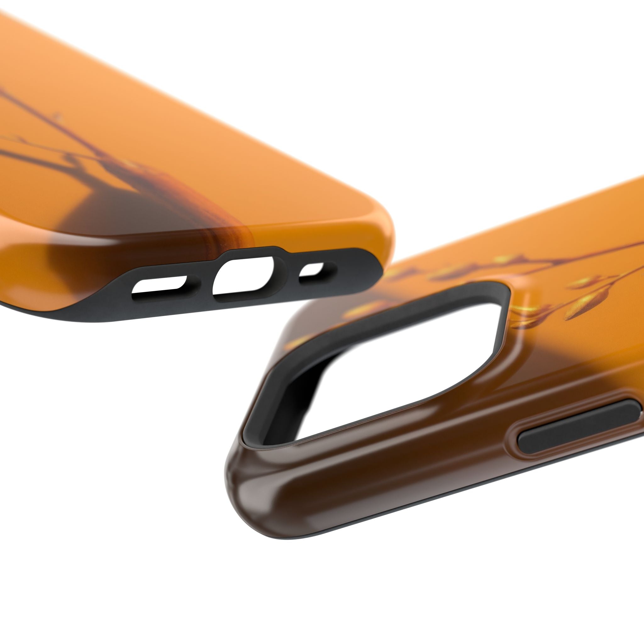 iPhone Mustard And Rust Minimalist Stem Slim Everyday iPhone Designer · iPhone C