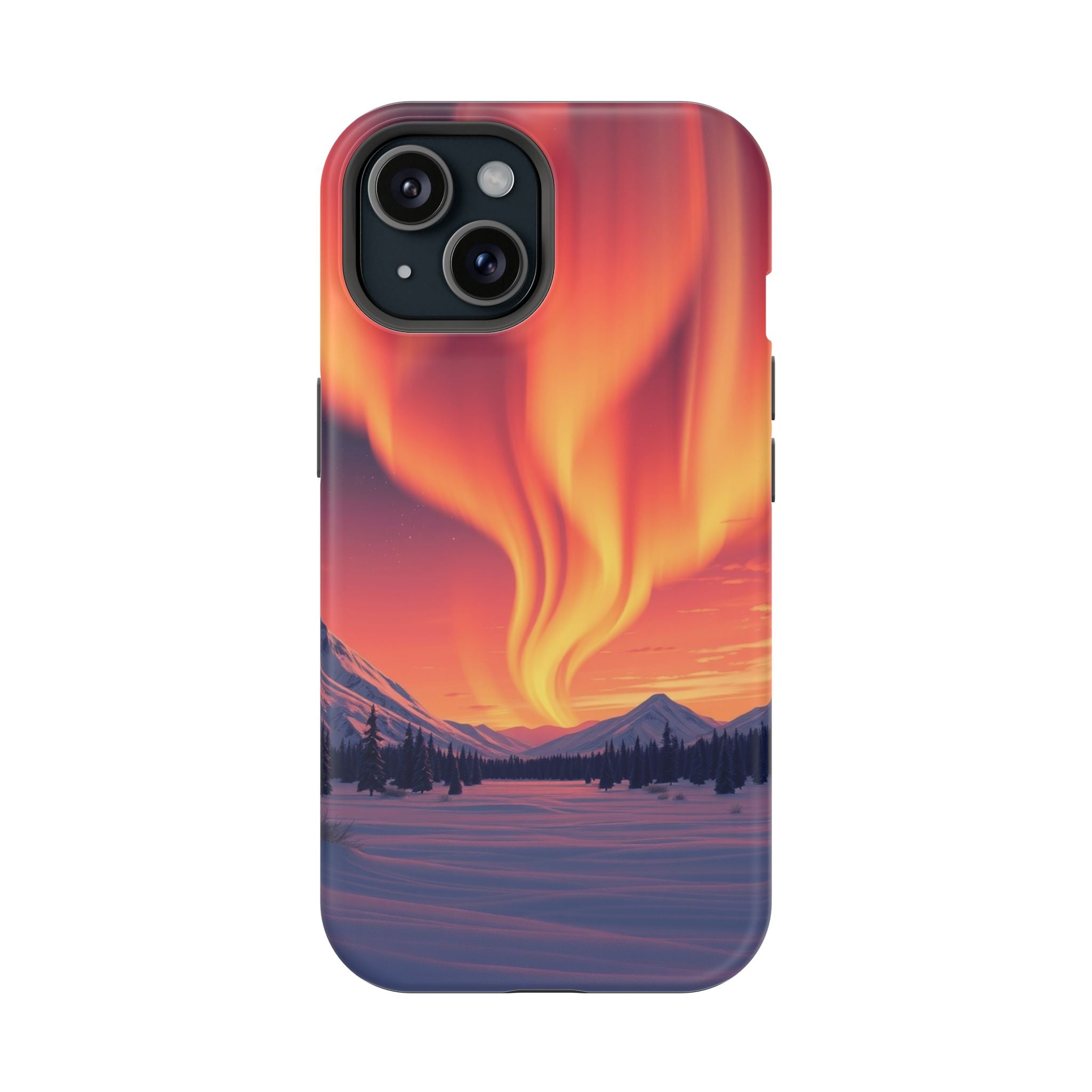 iPhone Sunset Amber And Peach Northern Lights Slim iPhone Everyday · iPhone Case