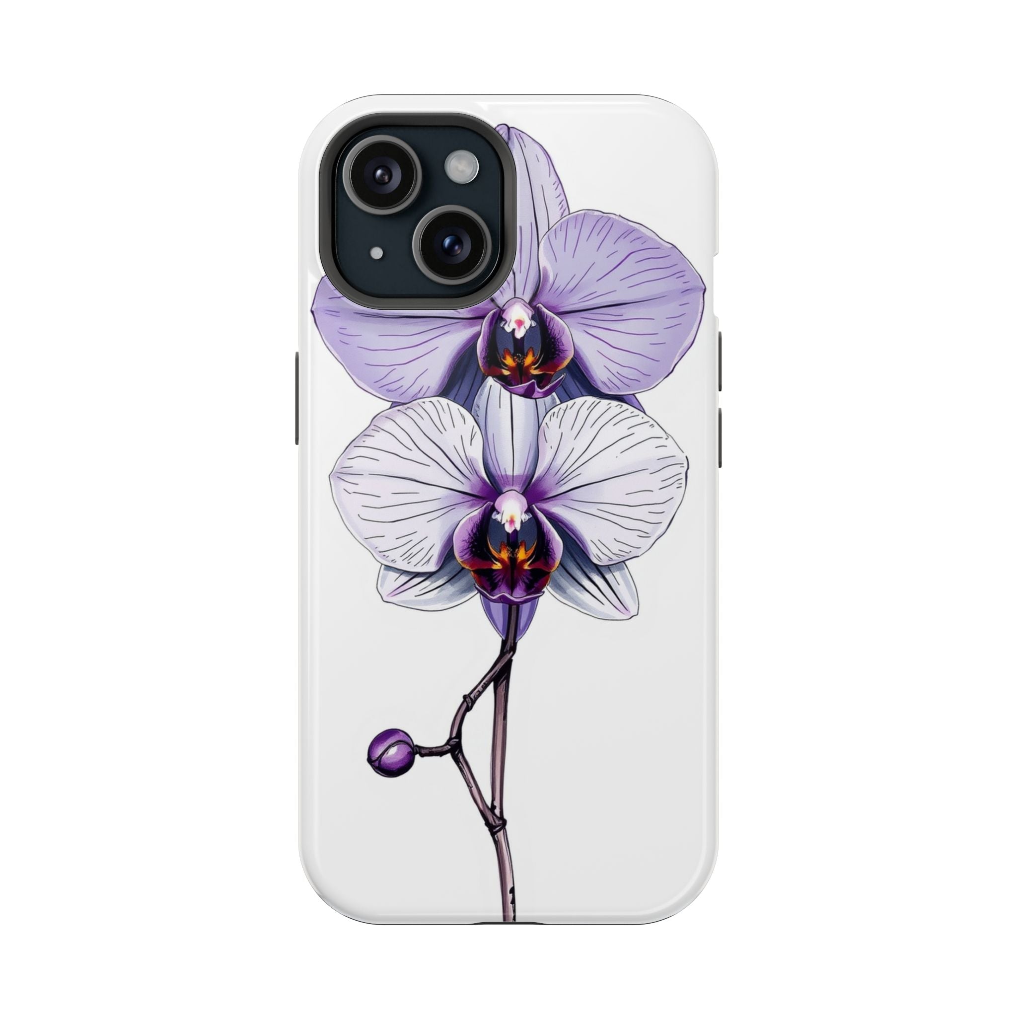 iPhone Orchid Study Hand-Drawn Sketch Slim Everyday Designer Case · iPhone Case