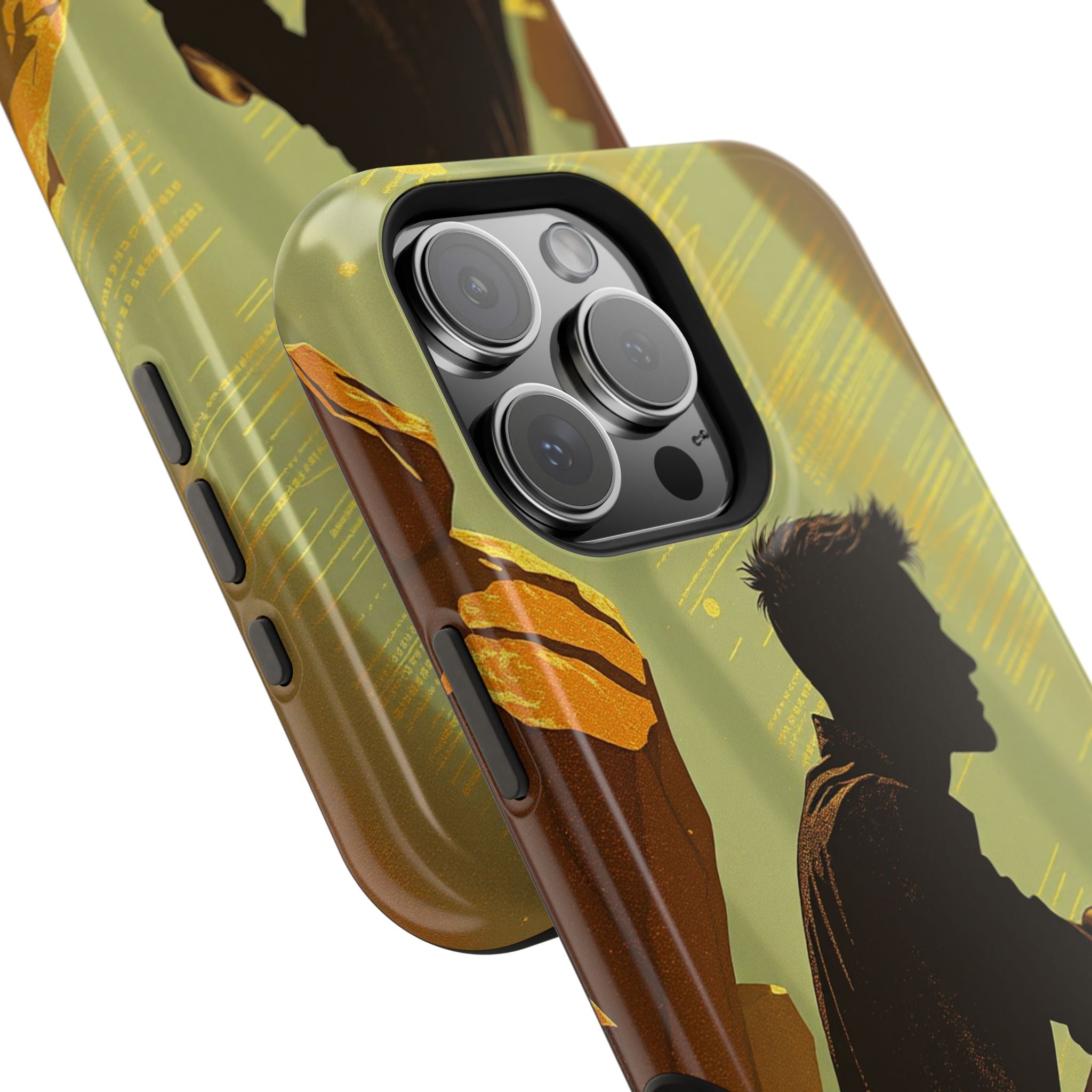 iPhone Mustard And Rust Overthinking Again Slim Everyday Designer Case · iPhone