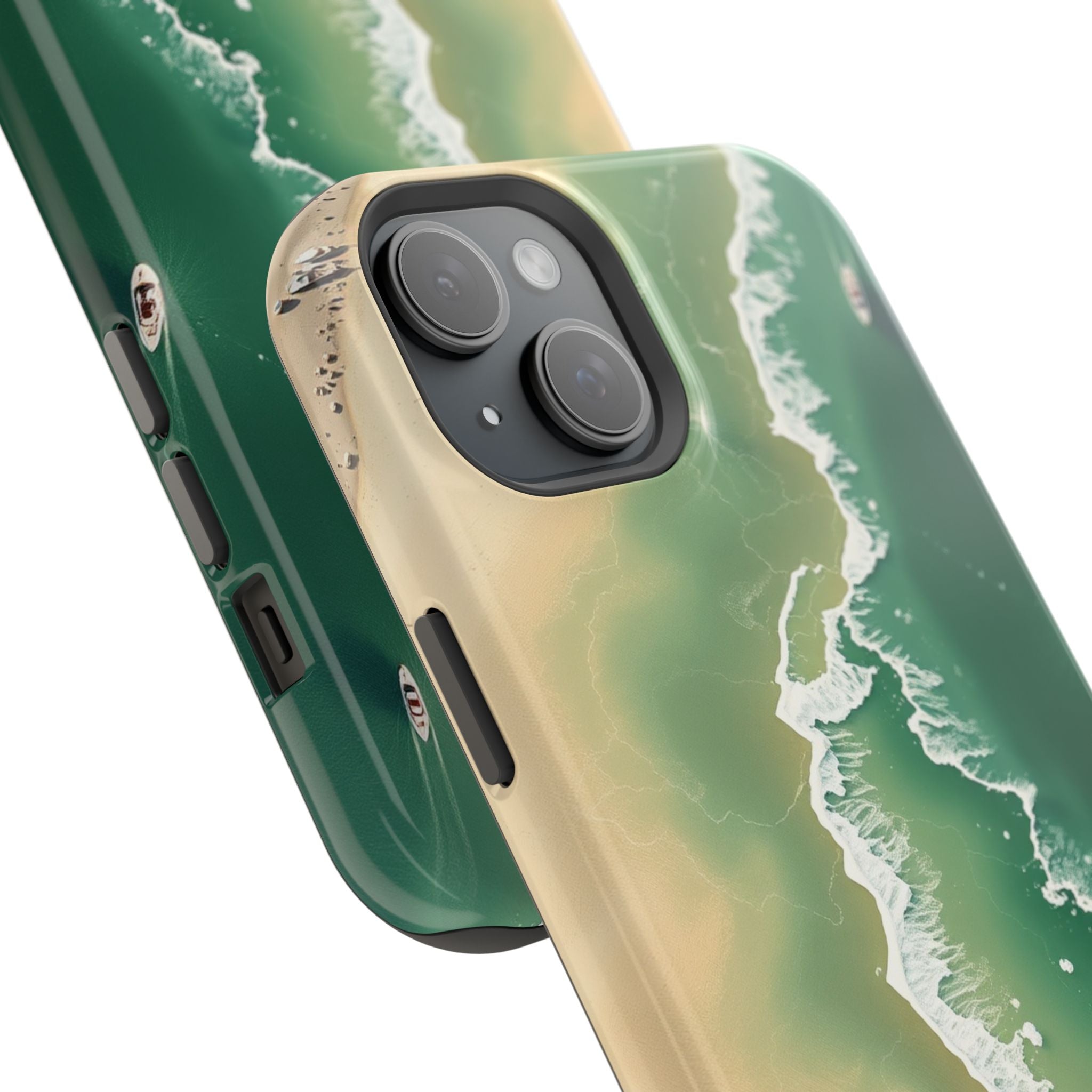 iPhone Shoreline Aerial Bold Art Bold Modern Everyday Snap Case · iPhone Case