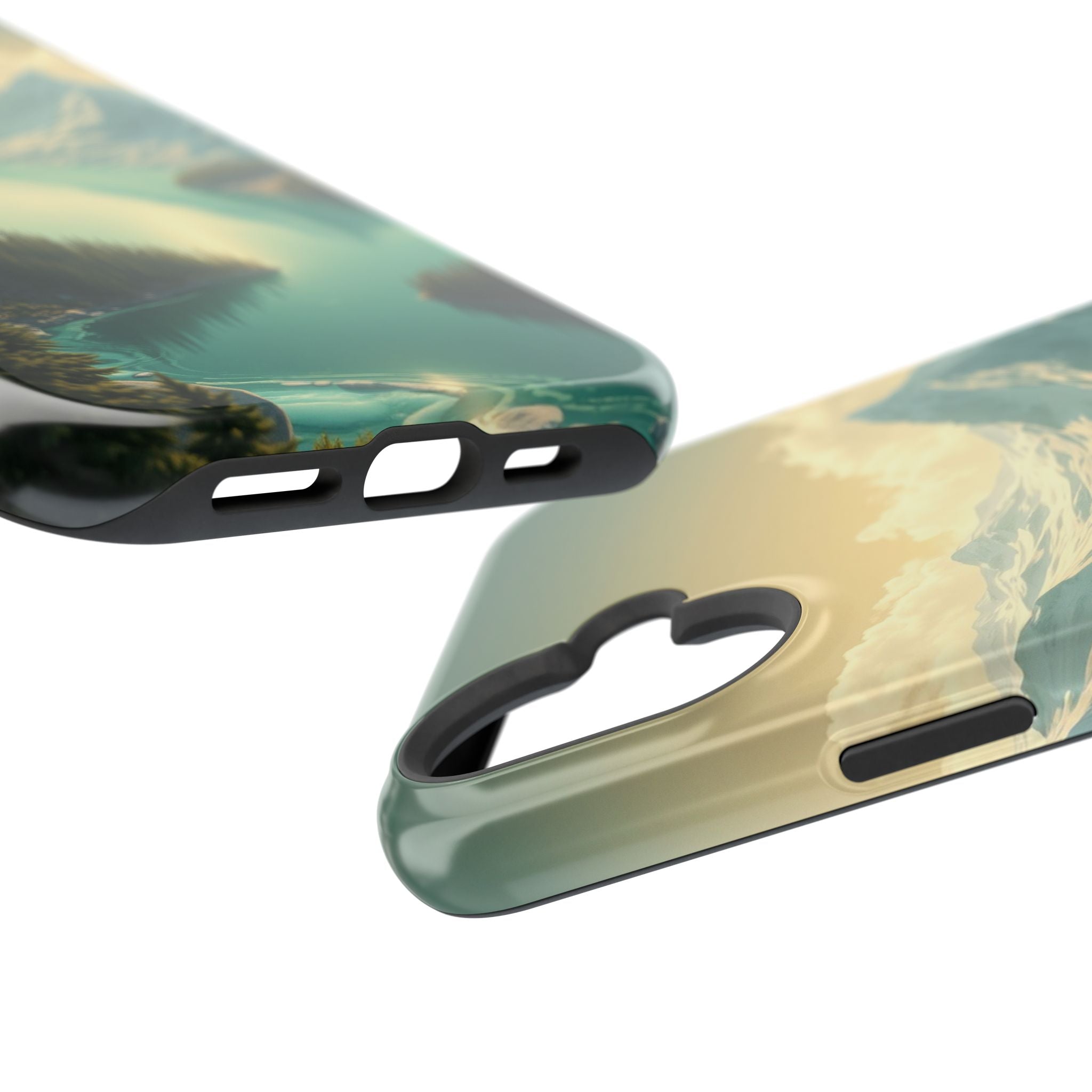 iPhone Glacier Lake Bold Art Slim Everyday Designer Case · iPhone Case