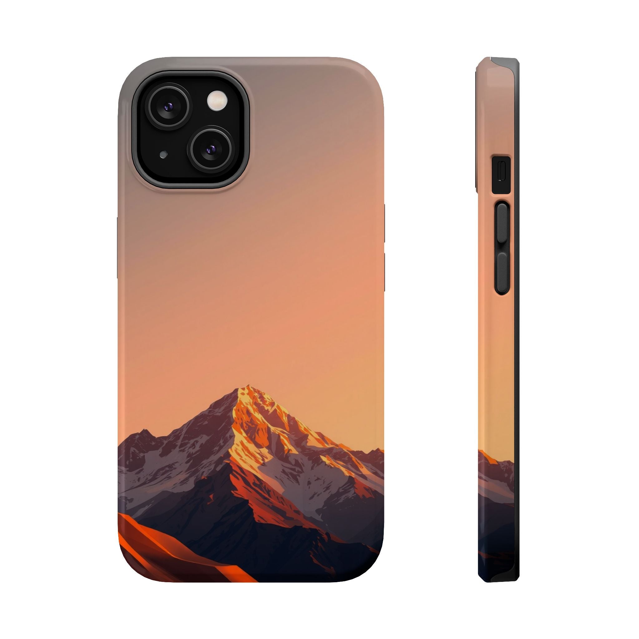 iPhone Mountain at Sunrise Bold Art 10 Slim Everyday Designer Case · iPhone Case