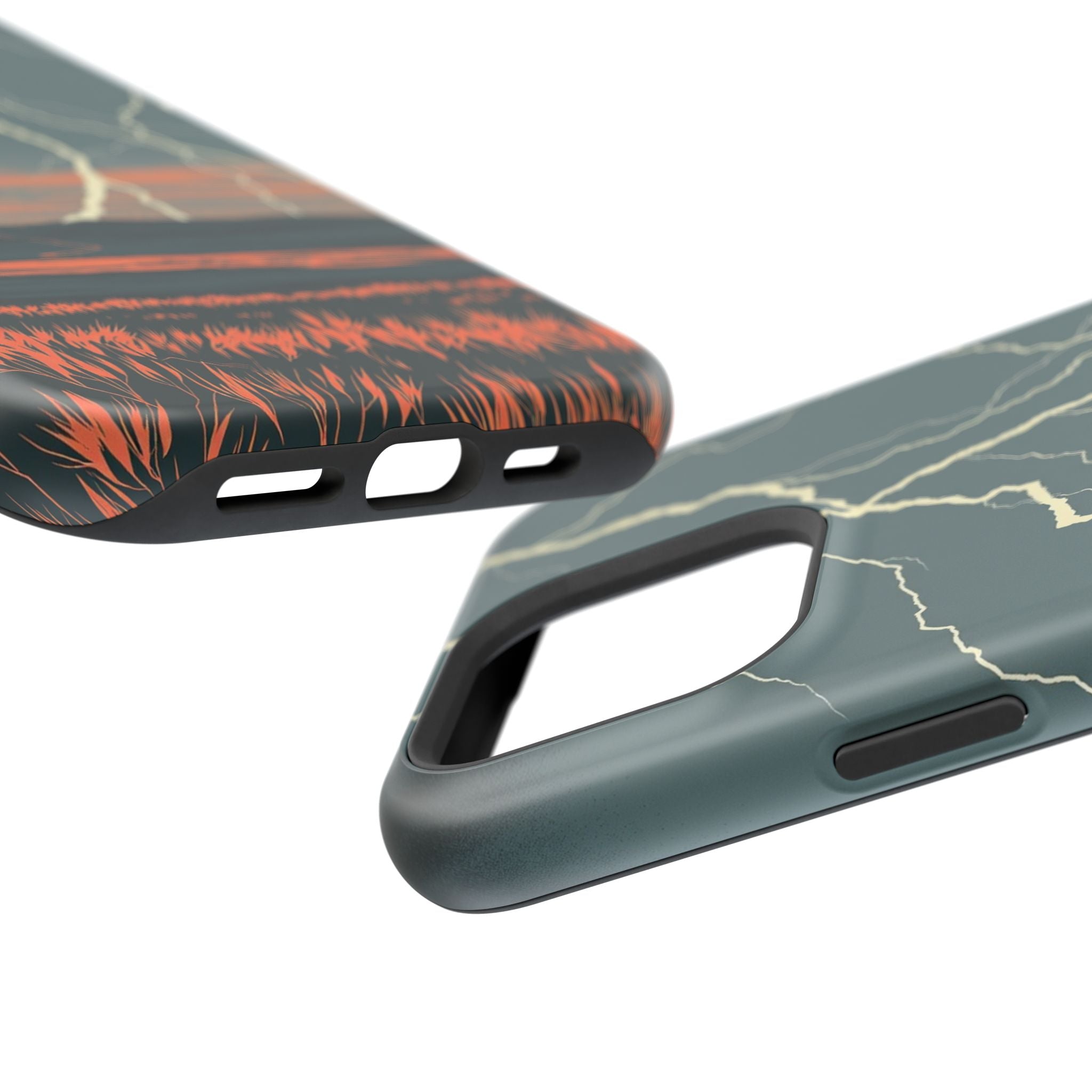 iPhone Prairie Lightning Risograph Print Slim Everyday iPhone Designer · iPhone