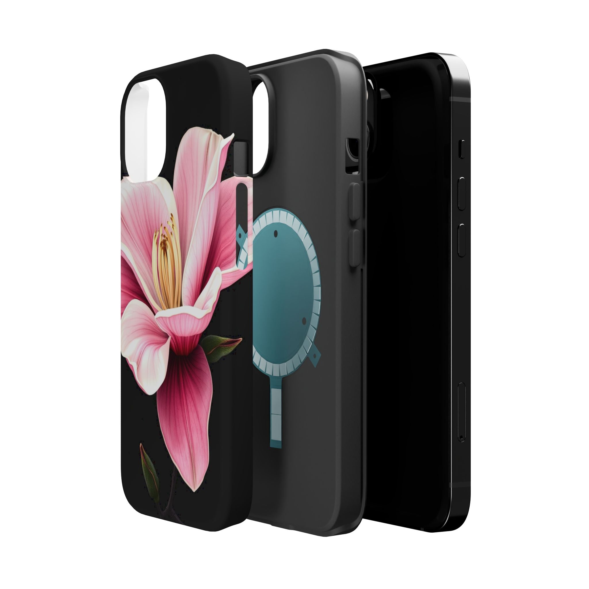 iPhone Magnolia Dream Dark Gothic Ink Slim Everyday Designer Case · iPhone Case
