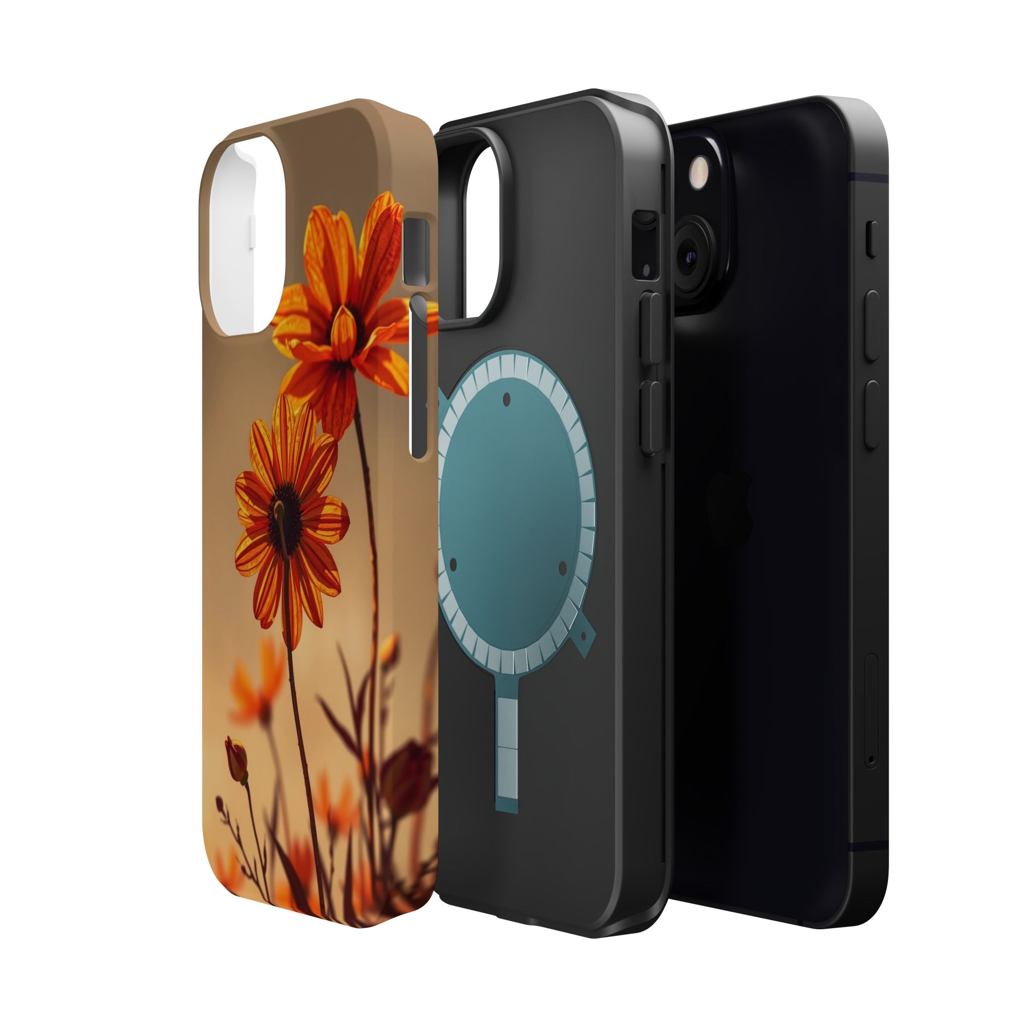 iPhone Floral Dark Academia Dreamy Design Slim Snap Case · iPhone Case