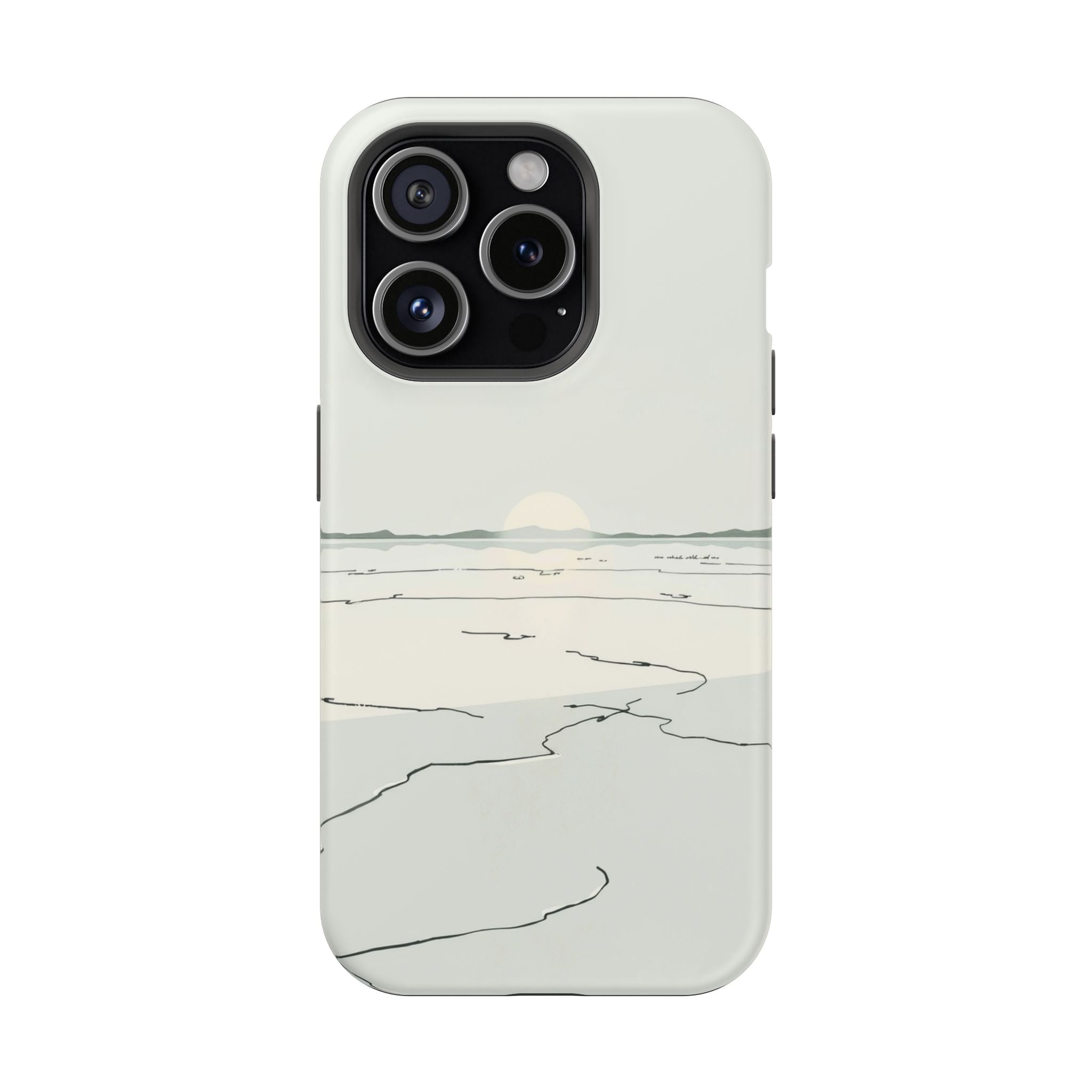 iPhone Dreamy Salt Flat Mirror Design Slim Everyday Designer Case · iPhone Case