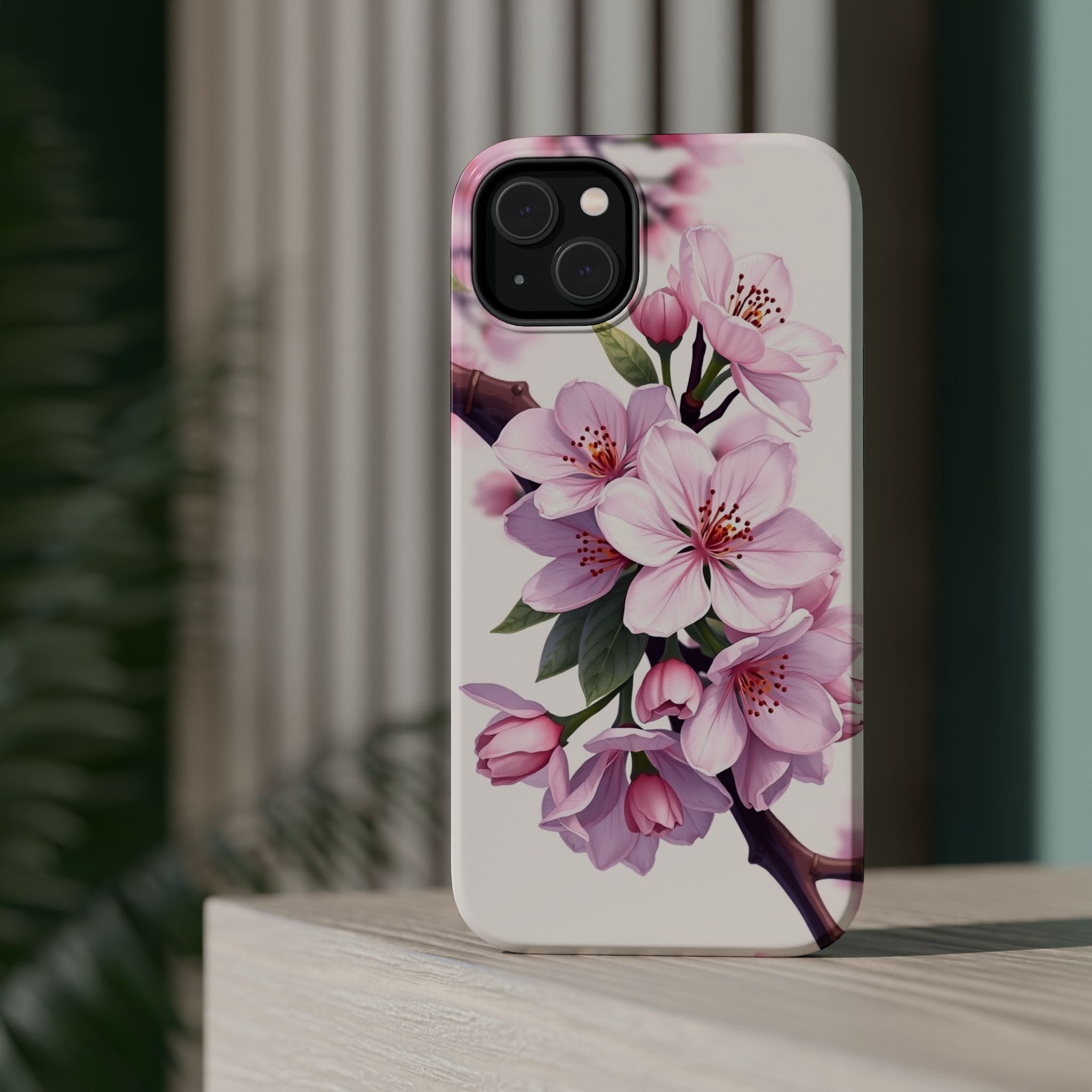 iPhone Cherry Blossom Mystic Art Bold Modern Everyday Snap Case · iPhone Case