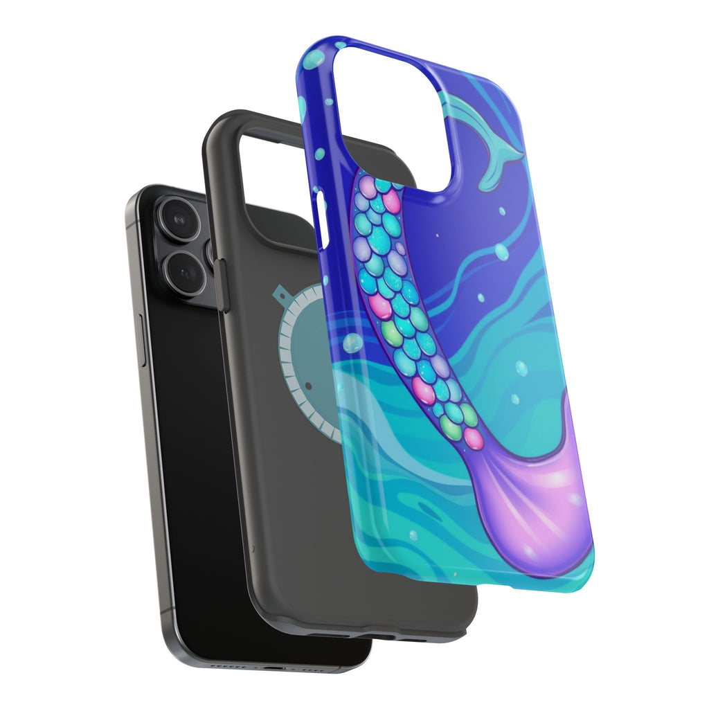 iPhone Mermaid Tail Swirl Kids Fun iPhone Phone Case Gift Artistic · iPhone Case