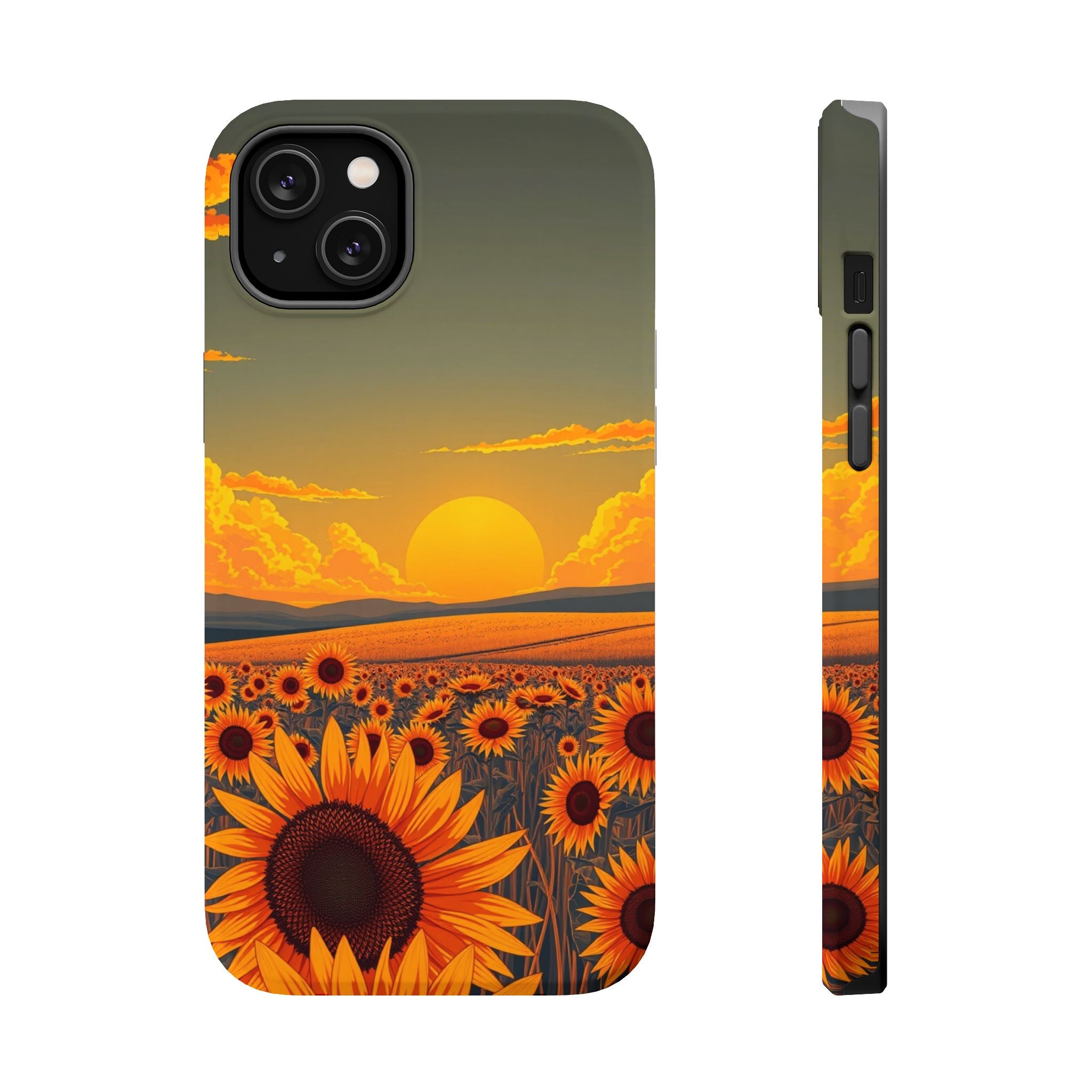 iPhone Vibrant Sunflower Prairie Design Slim Everyday iPhone Designer · iPhone C