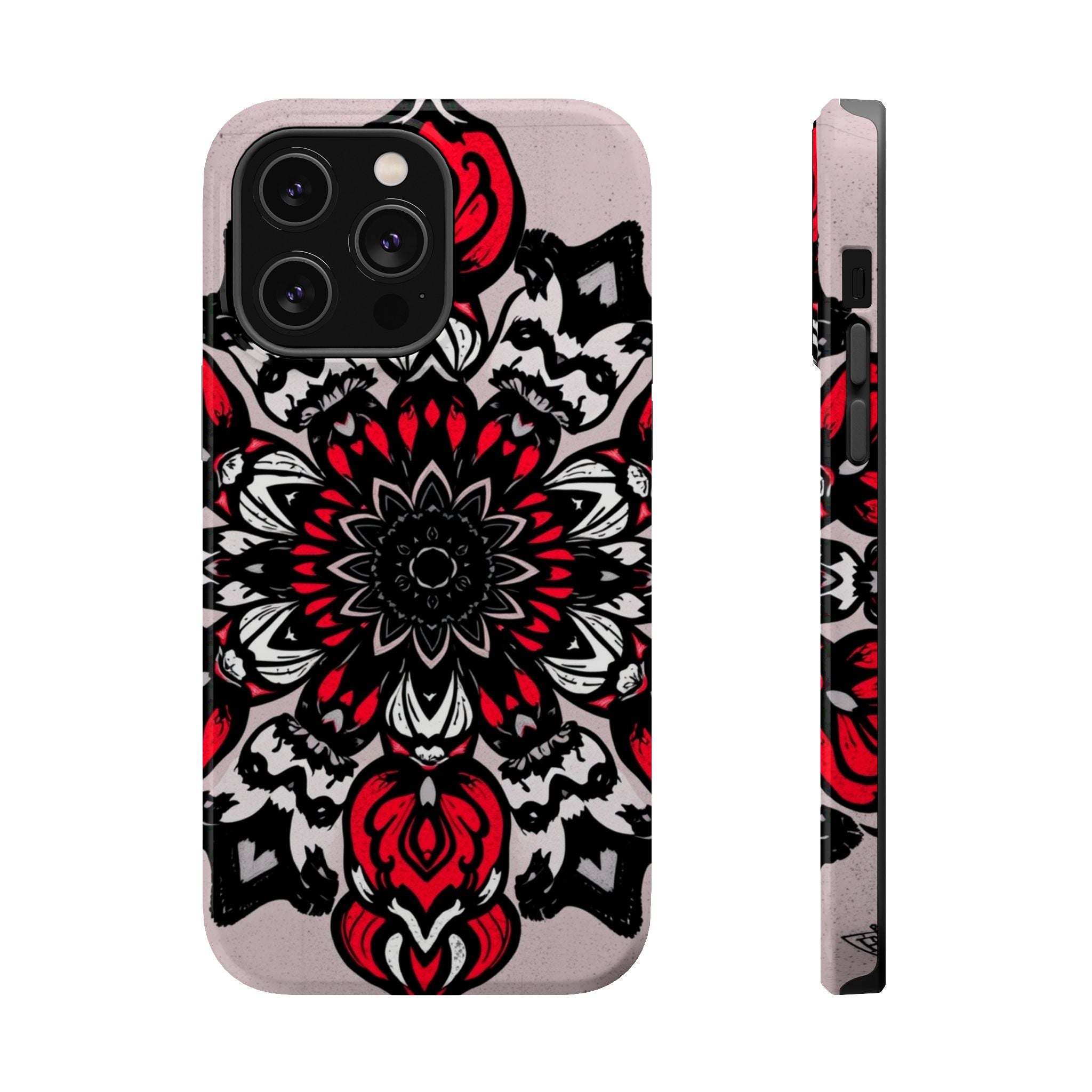 iPhone Floral Mandala Bold Art Slim Everyday Designer Case · iPhone Case