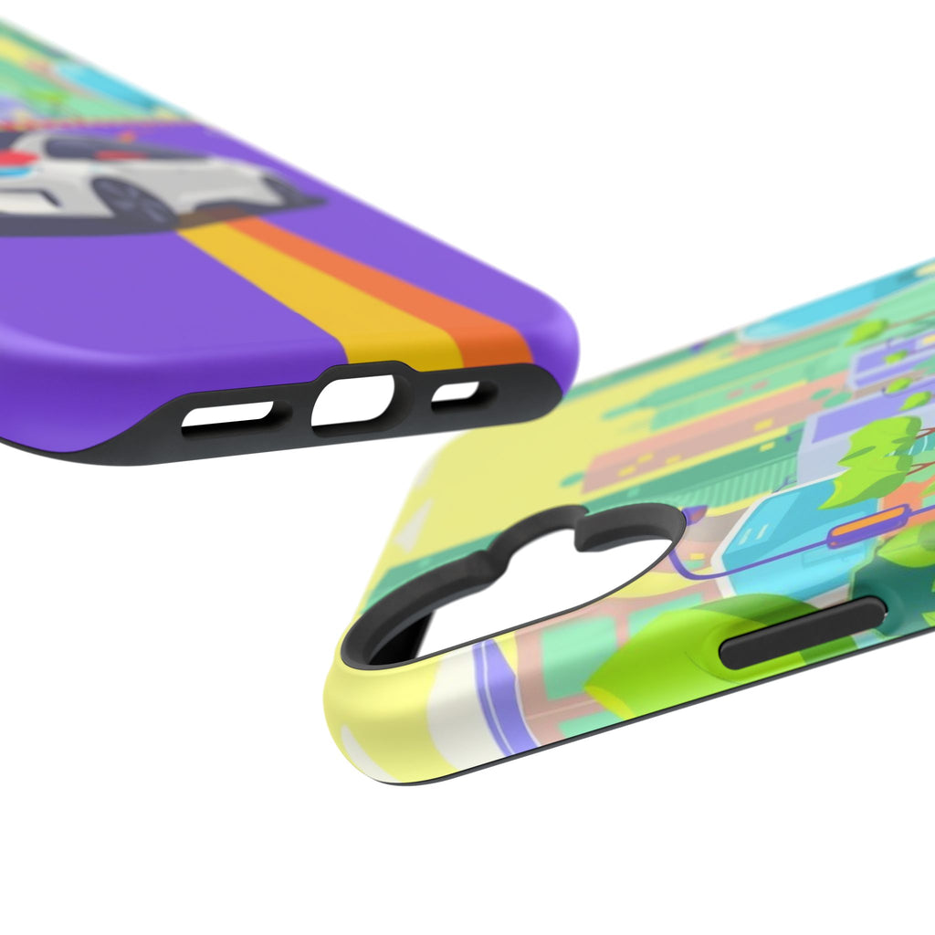 iPhone Electric Car Future Kids Fun Phone Case Gift Slim Snap Case · iPhone Case