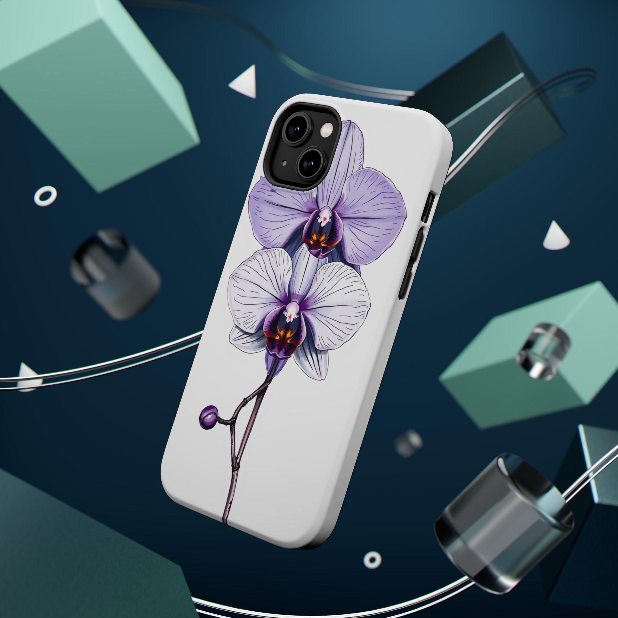 iPhone Orchid Study Hand-Drawn Sketch Slim Everyday Designer Case · iPhone Case