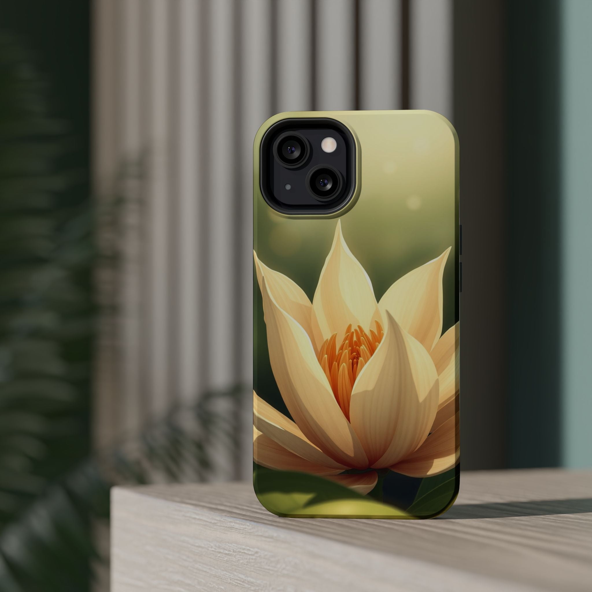 iPhone Bloom and Leaf Grunge Distressed Slim Everyday iPhone Designer · iPhone C